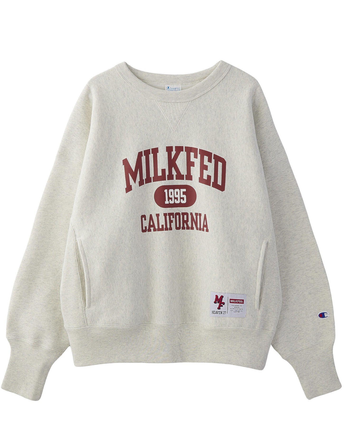 MILKFED.×CHAMPION SWEAT TOP