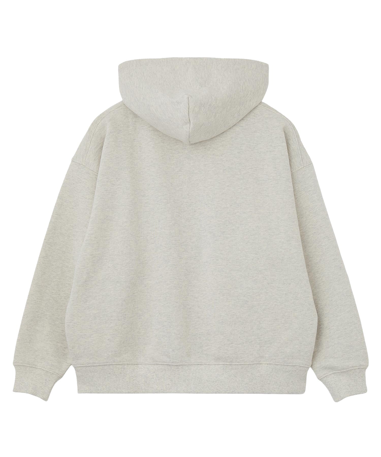 COLLEGE LOGO PATCH ZIP UP HOODIE