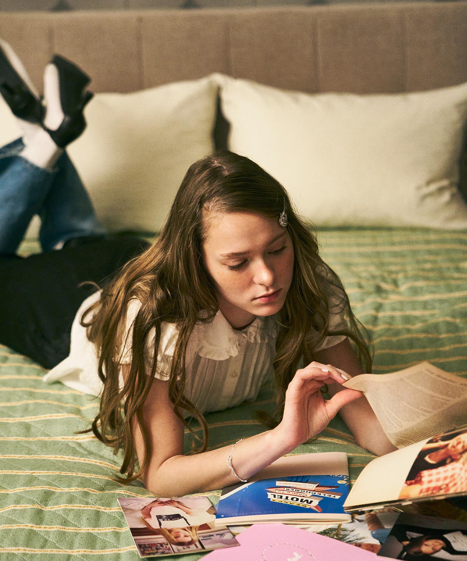 STRAIGHT DENIM PANTS