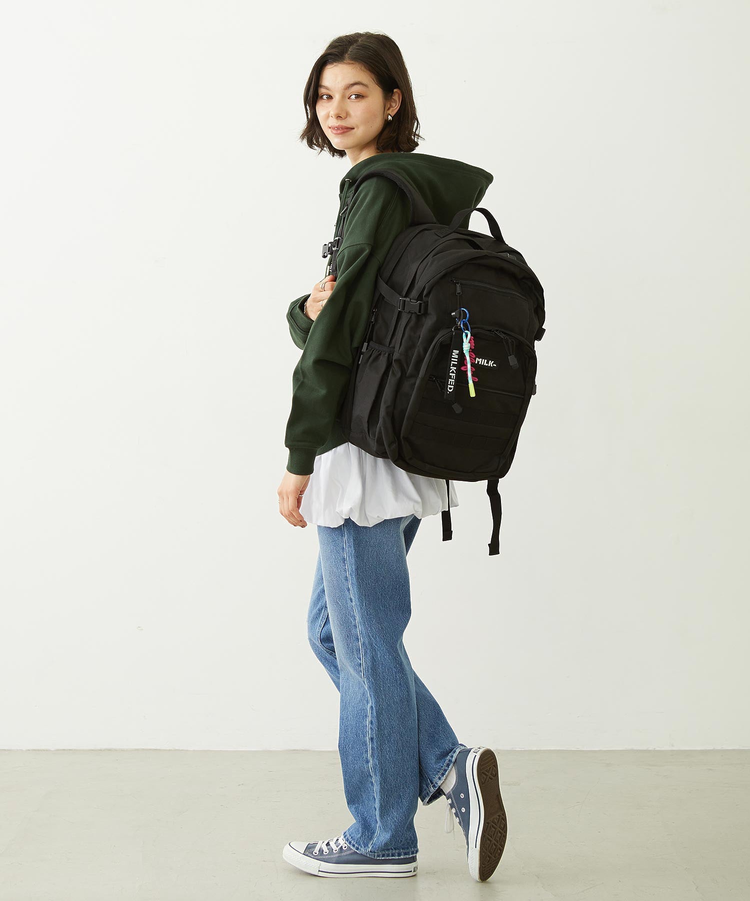 ACTIVE DOUBLE POCKET MOLLE BACKPACK MILKFED.