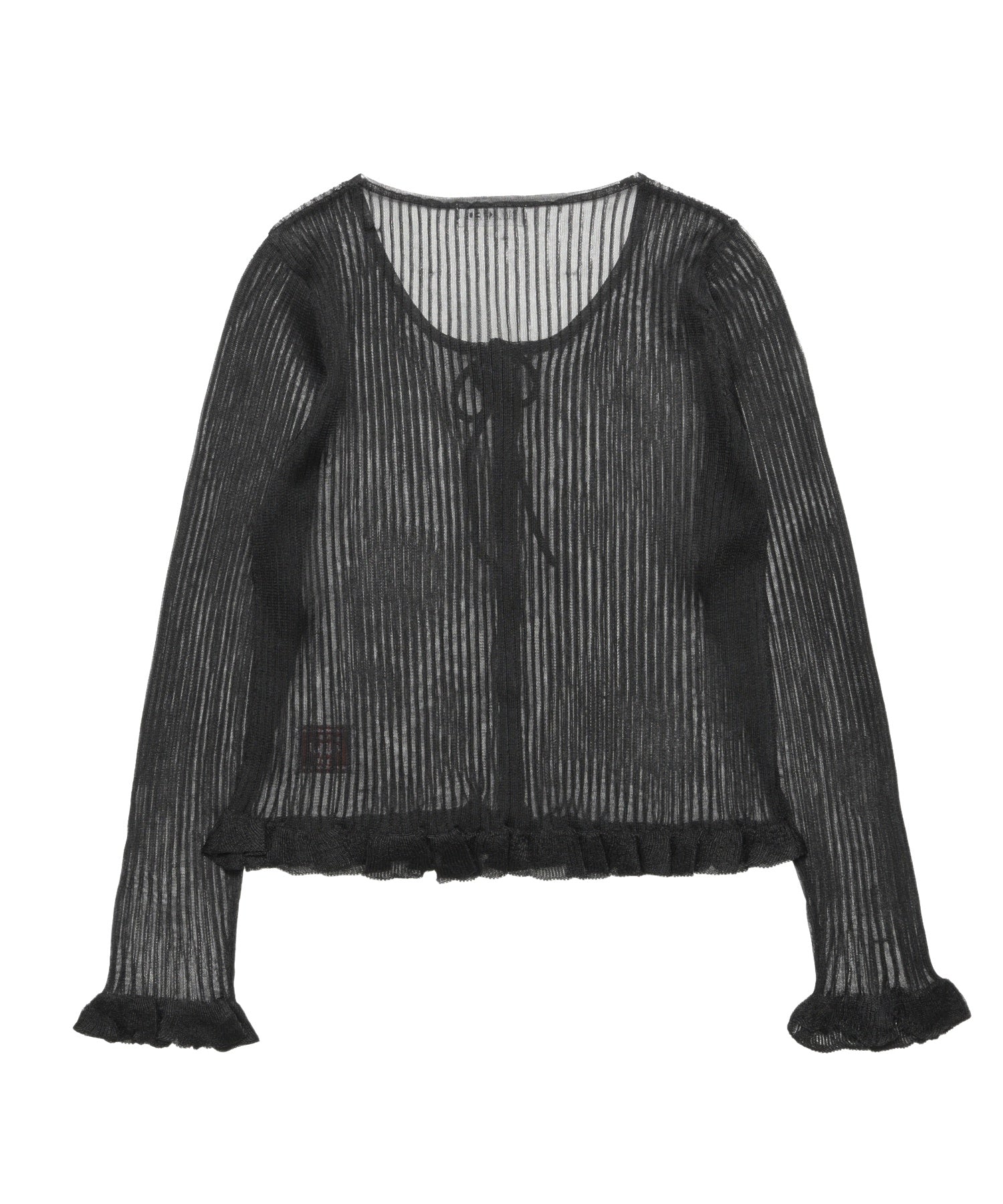 2-PIECE SHEER CARDIGAN