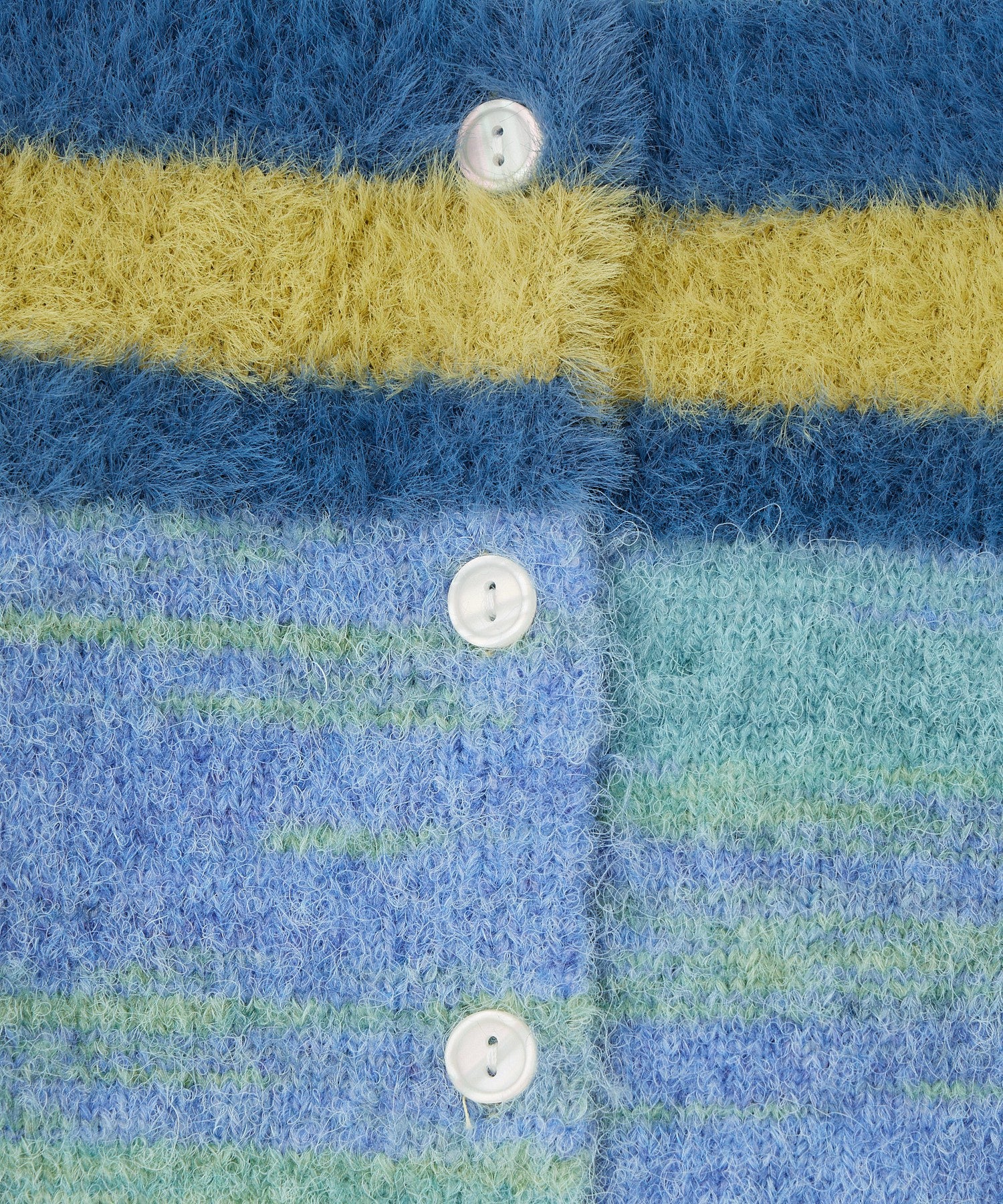 マルチボーダーシャギーカーディガン