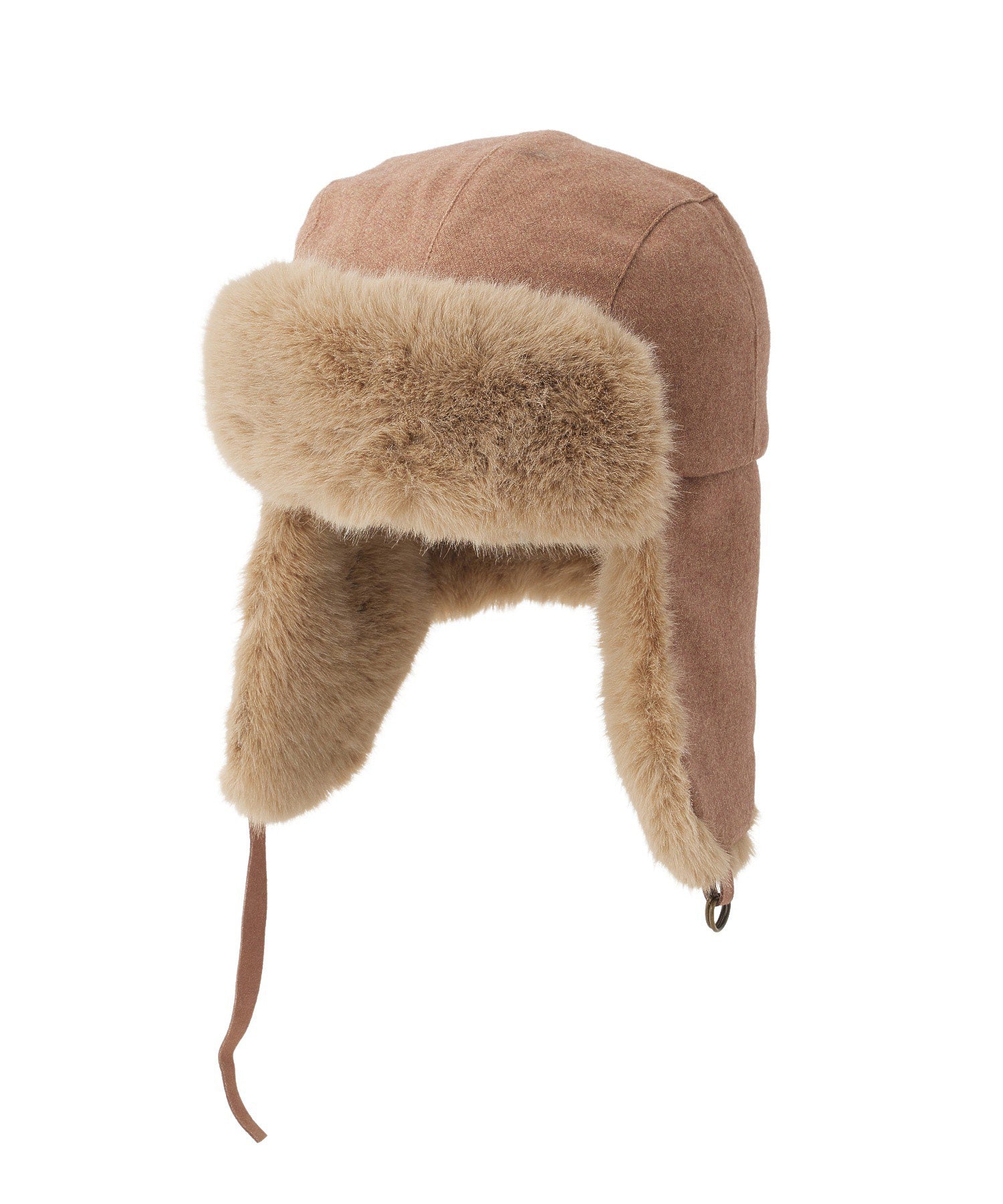 FAUX FUR FLIGHT HAT