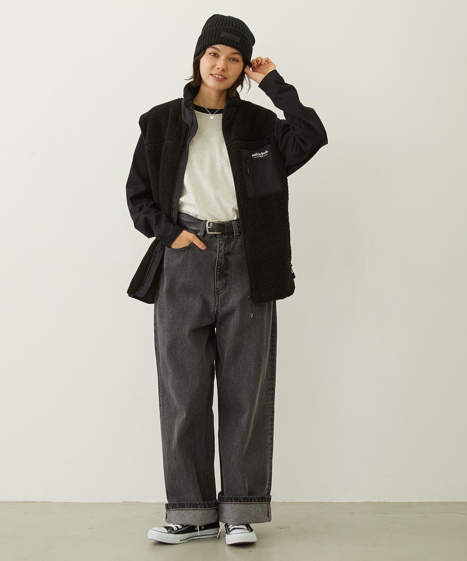 BOYFRIEND LOOSE DENIM PANTS