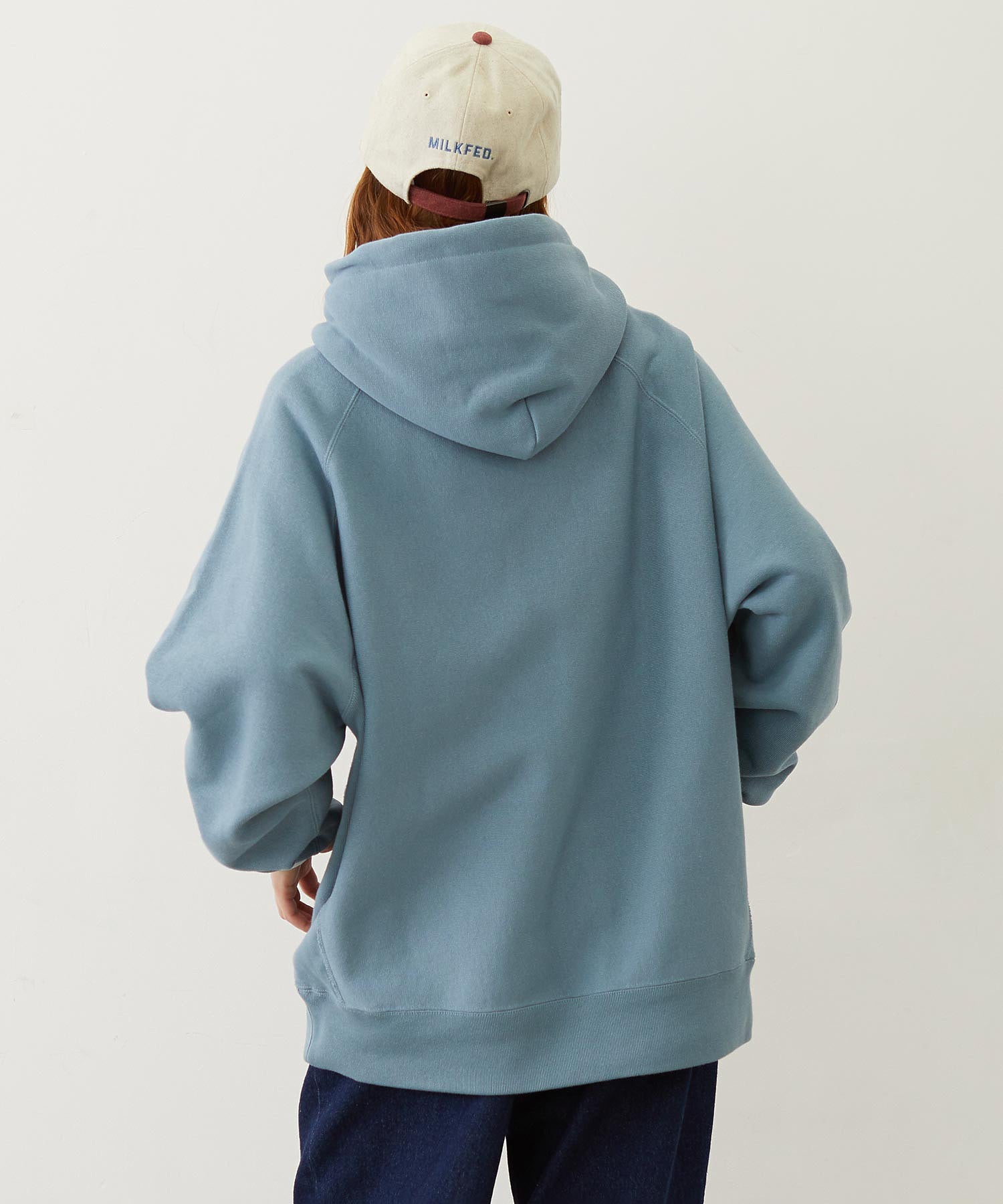 MILKFED. × CHAMPION COLLEGE LOGO SWEAT HOODIE