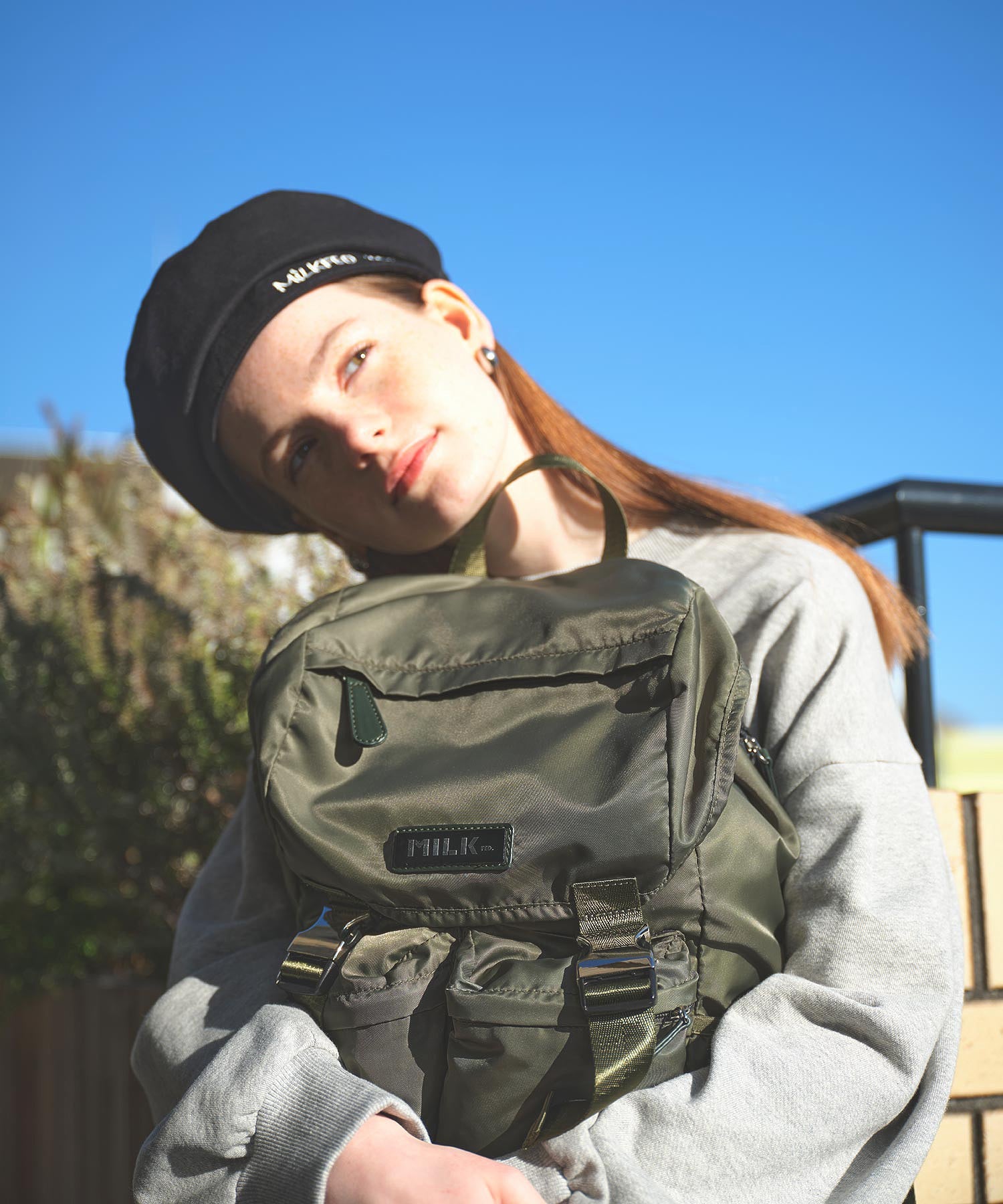 LOGO PLATE BACKPACK MILKFED.