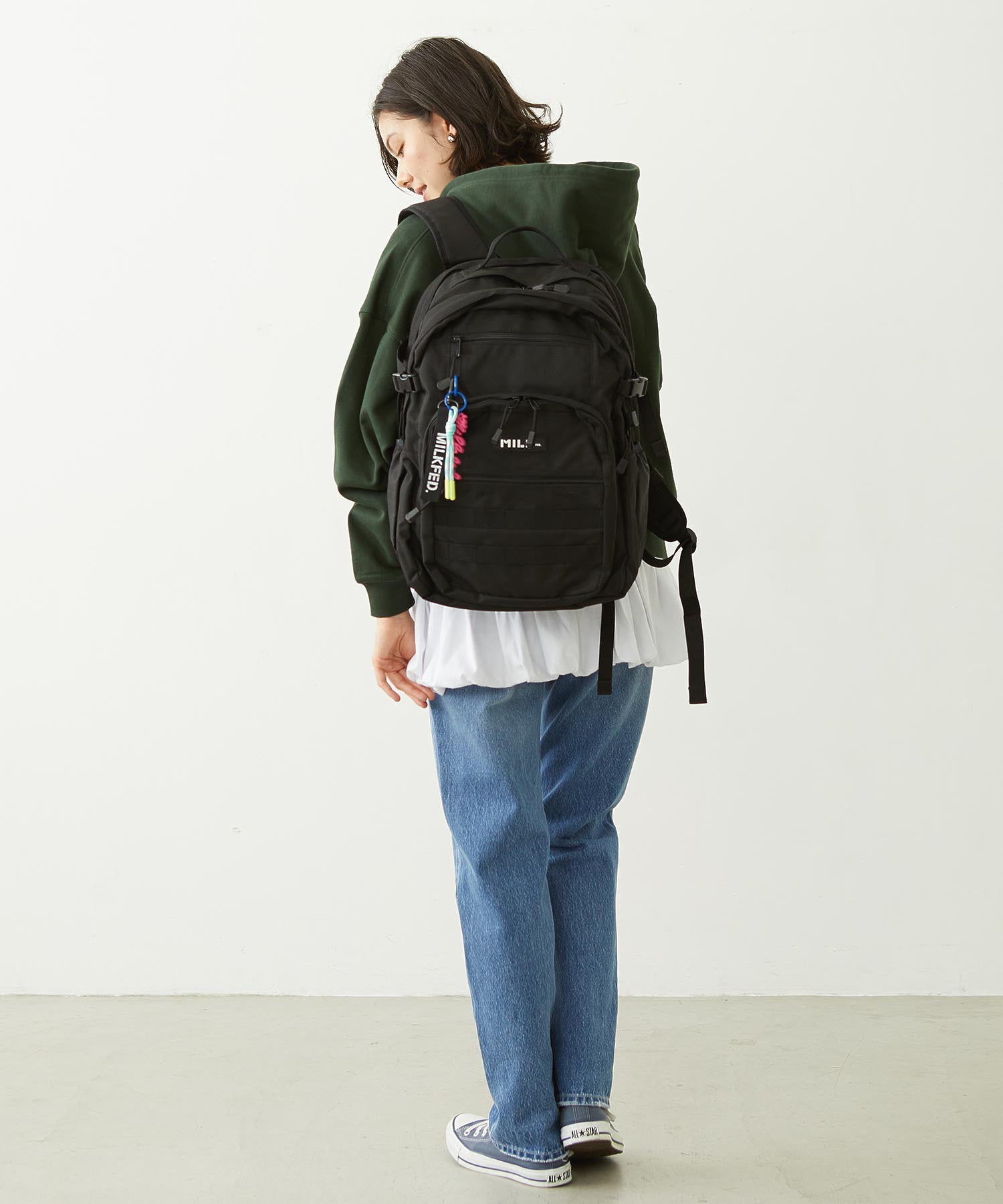 ACTIVE DOUBLE POCKET MOLLE BACKPACK MILKFED.