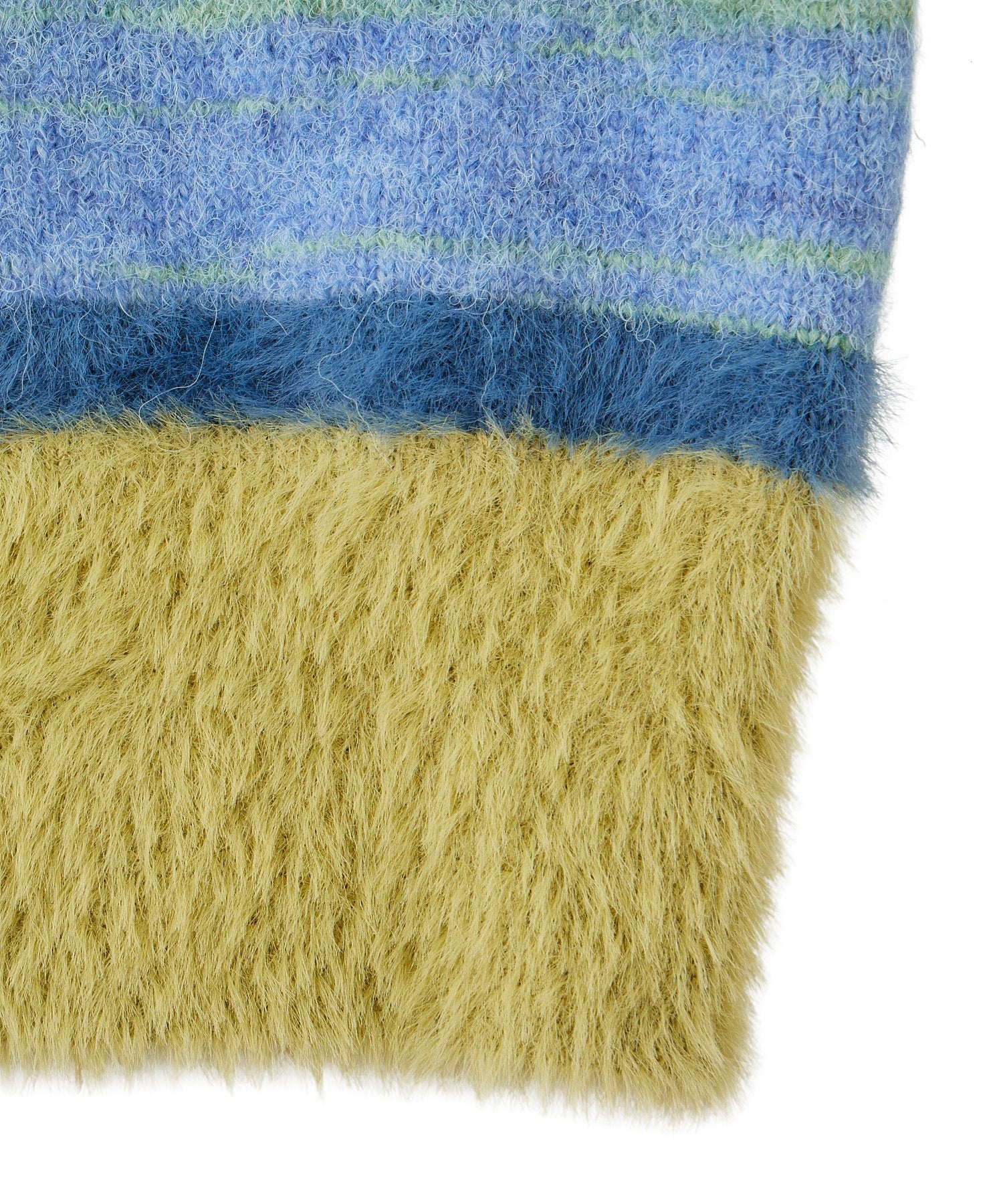 マルチボーダーシャギーカーディガン