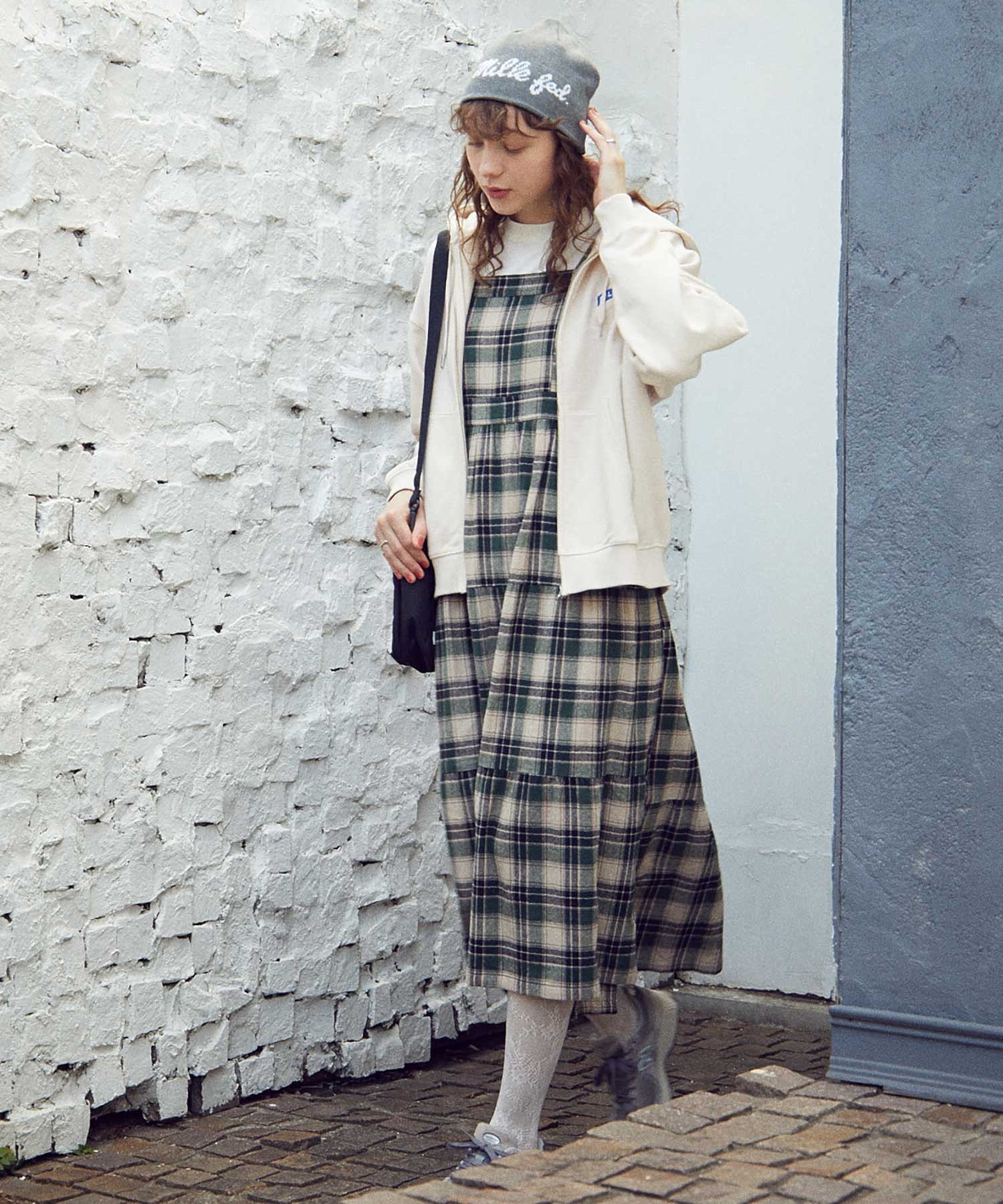 APRON TIERED DRESS