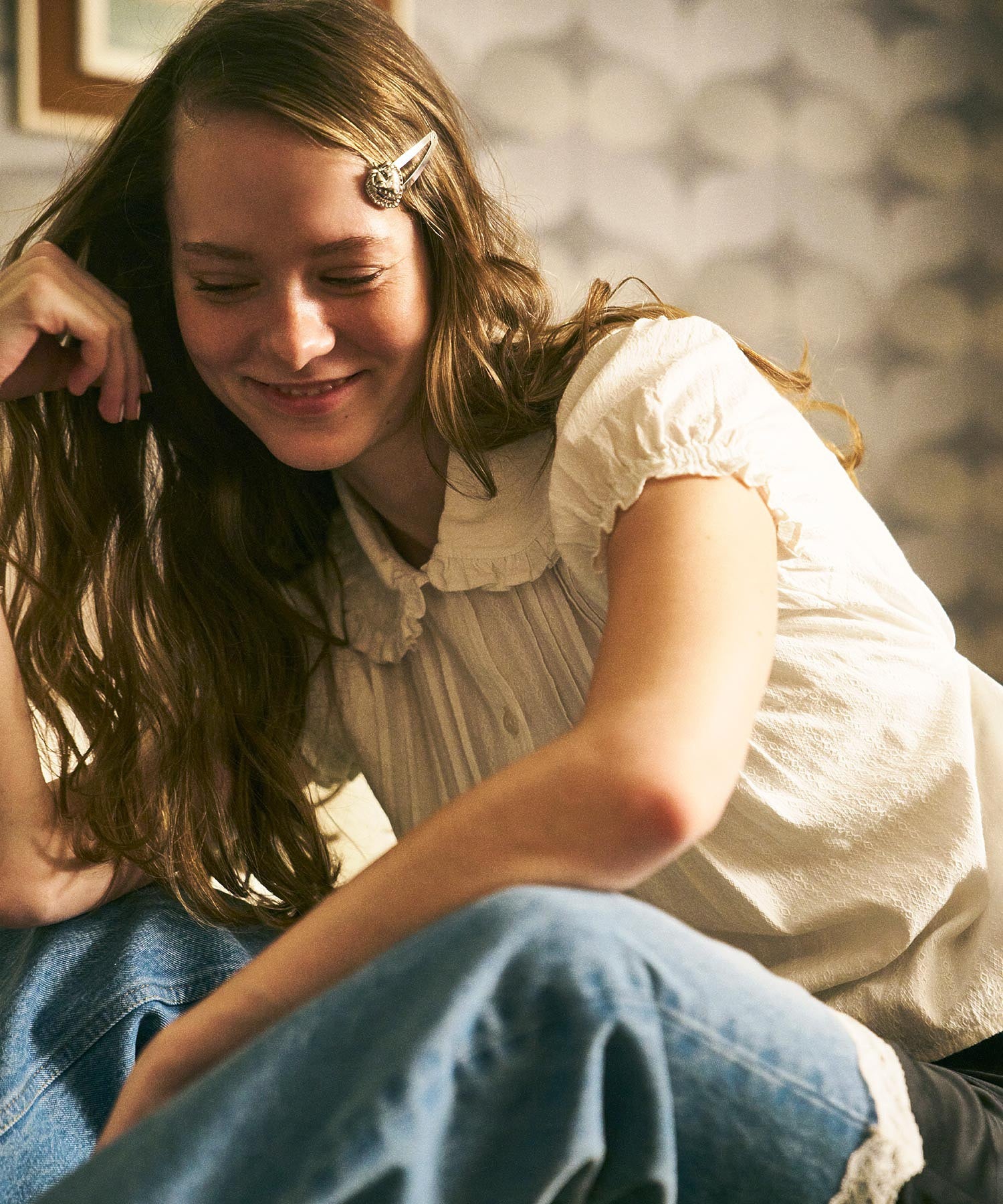 STRAIGHT DENIM PANTS