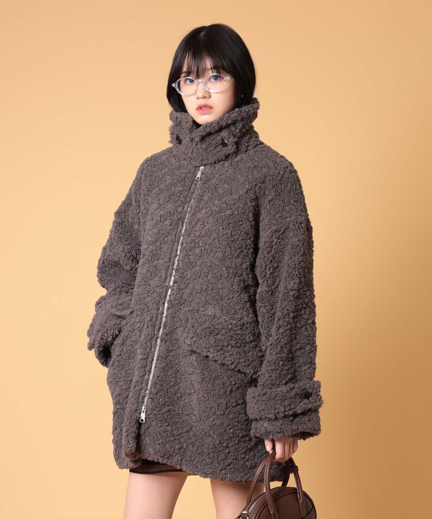 ボアハーフコート