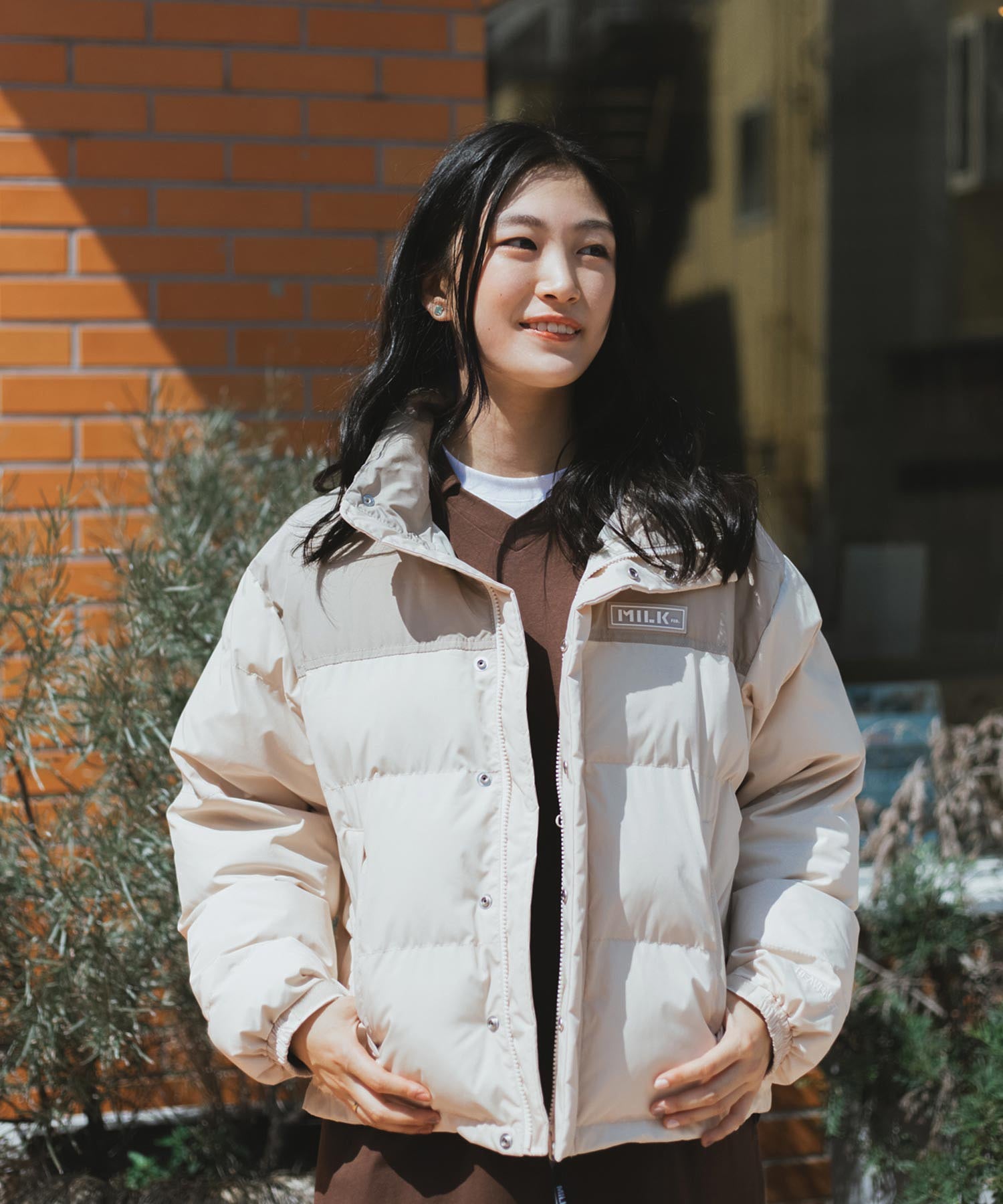 BAR PATCH PUFFER JACKET