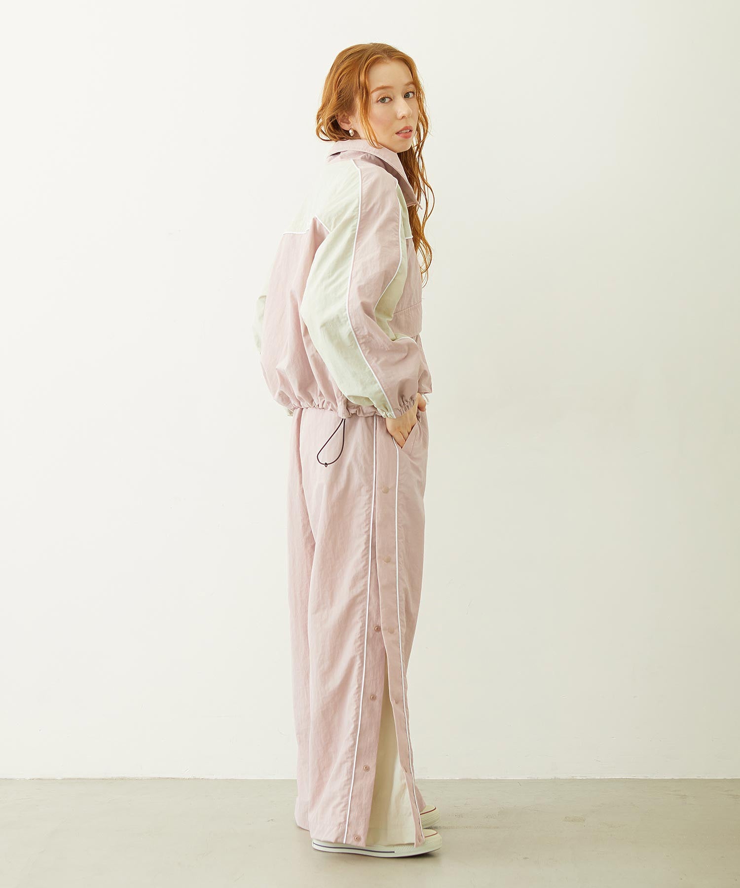 CUTOUT LOGO TRACK JACKET