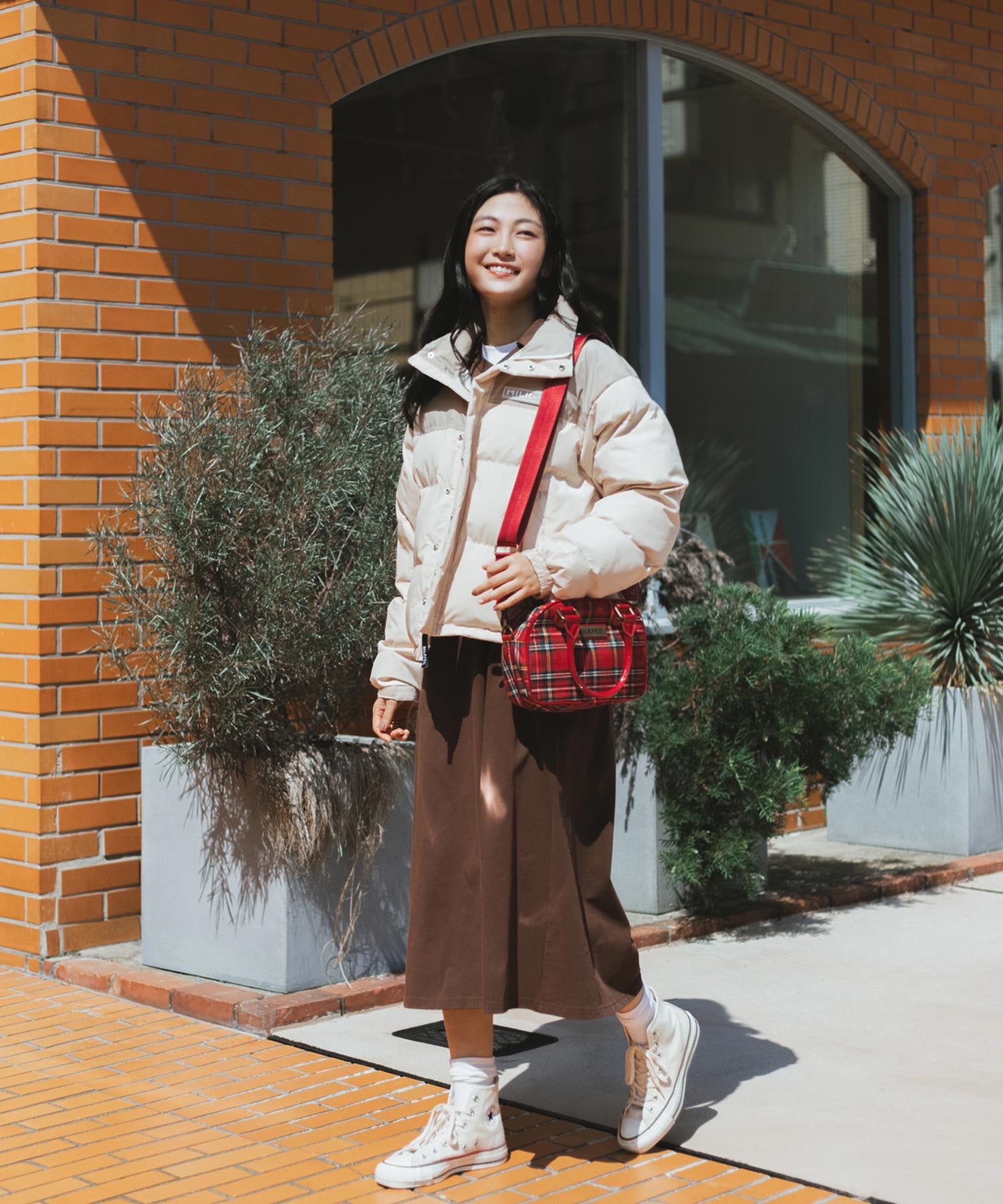 BAR PATCH PUFFER JACKET