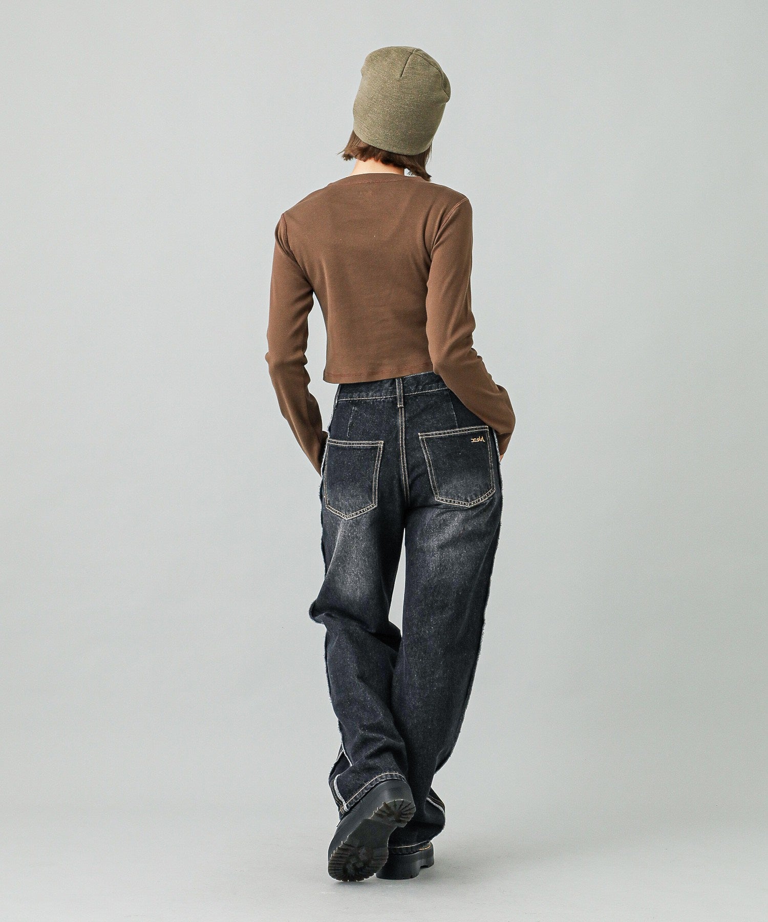 SIDE STRIPE DENIM PANTS