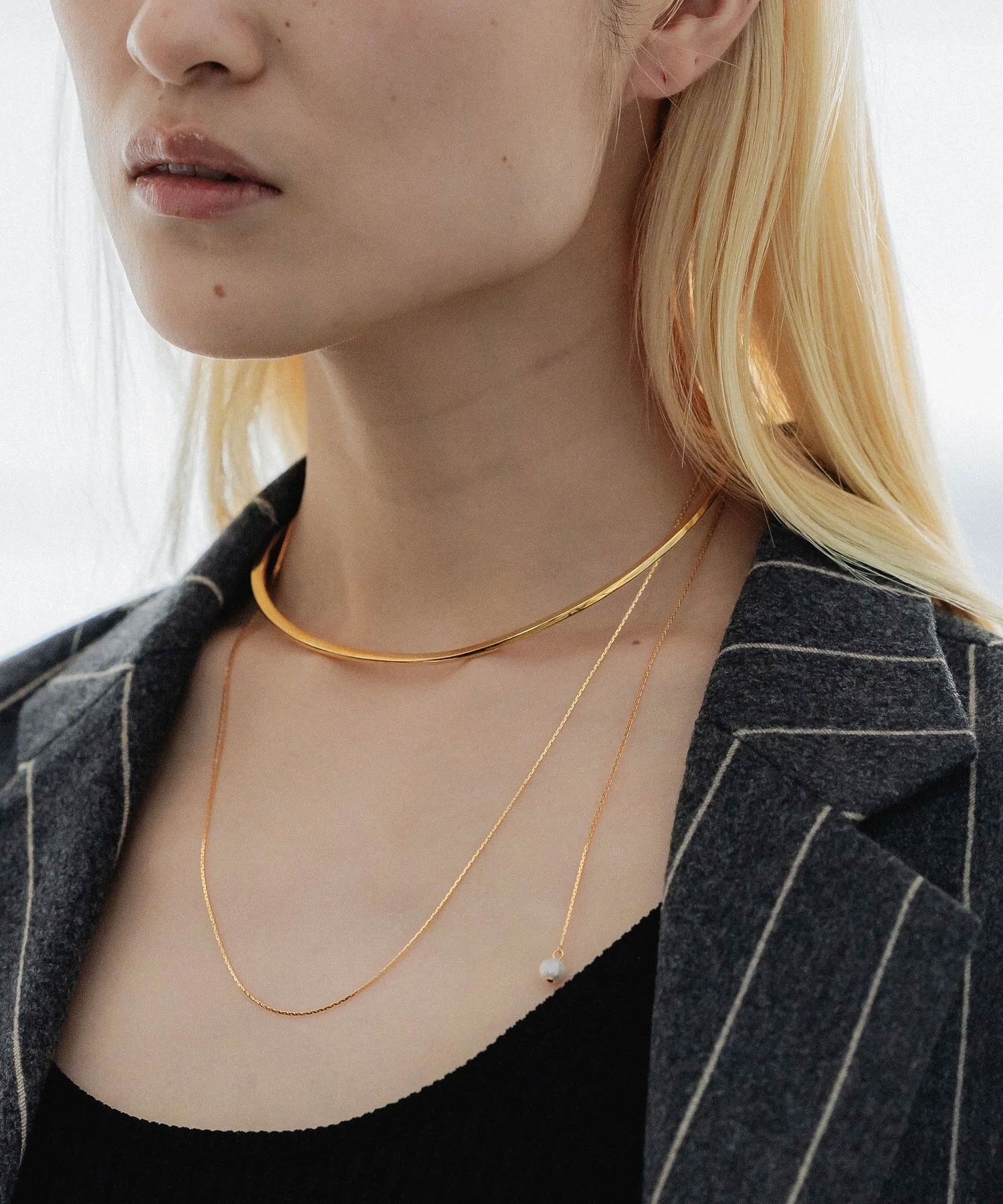 loni/BUD MULTIWAY PEARL CHOKER