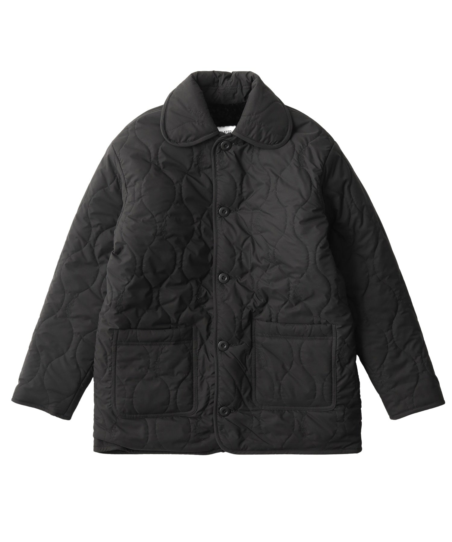 REVERSIBLE QUILTED LOGO LONG COAT