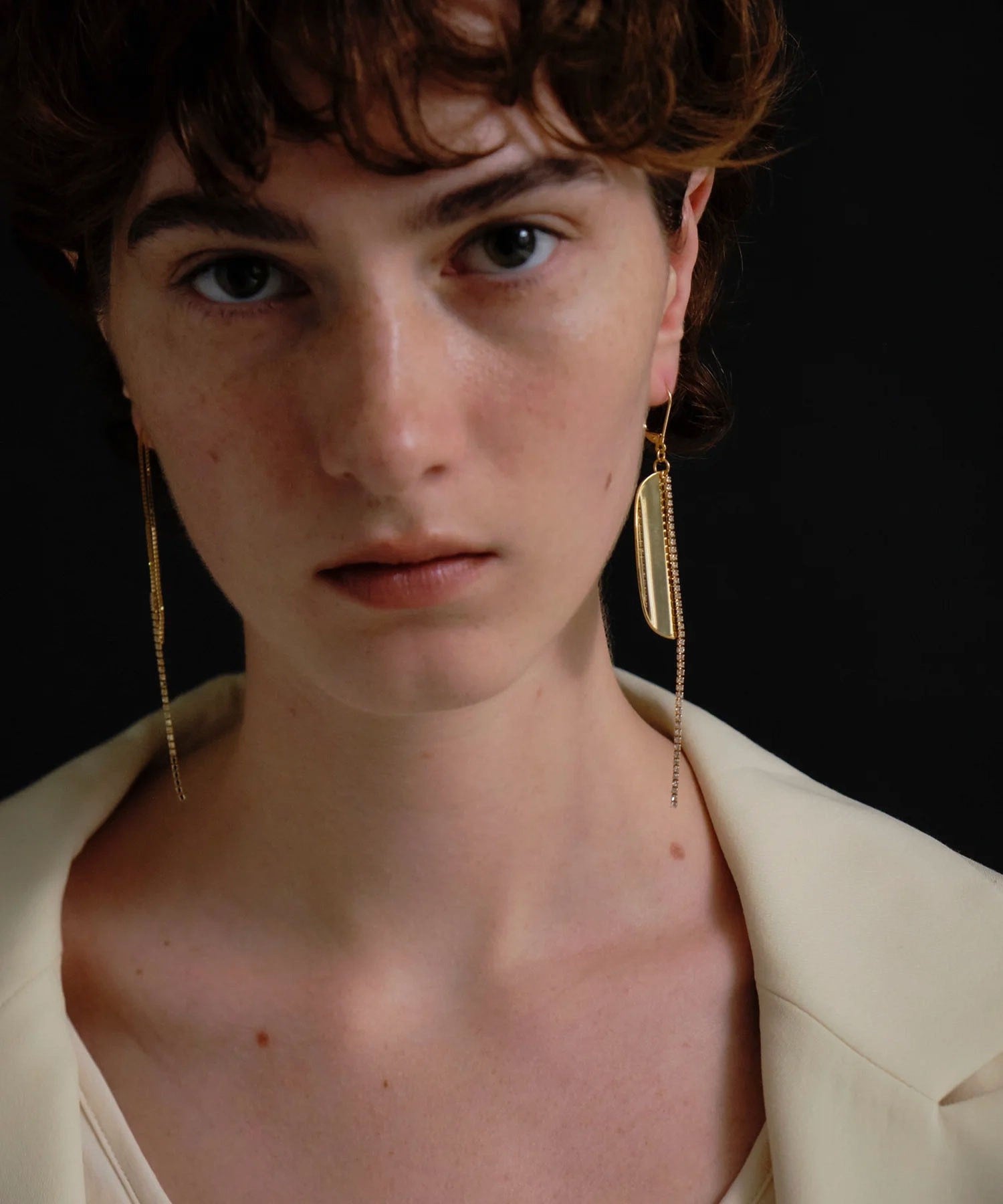loni/LEAF BIJOU ASYMMETRY PIERCE
