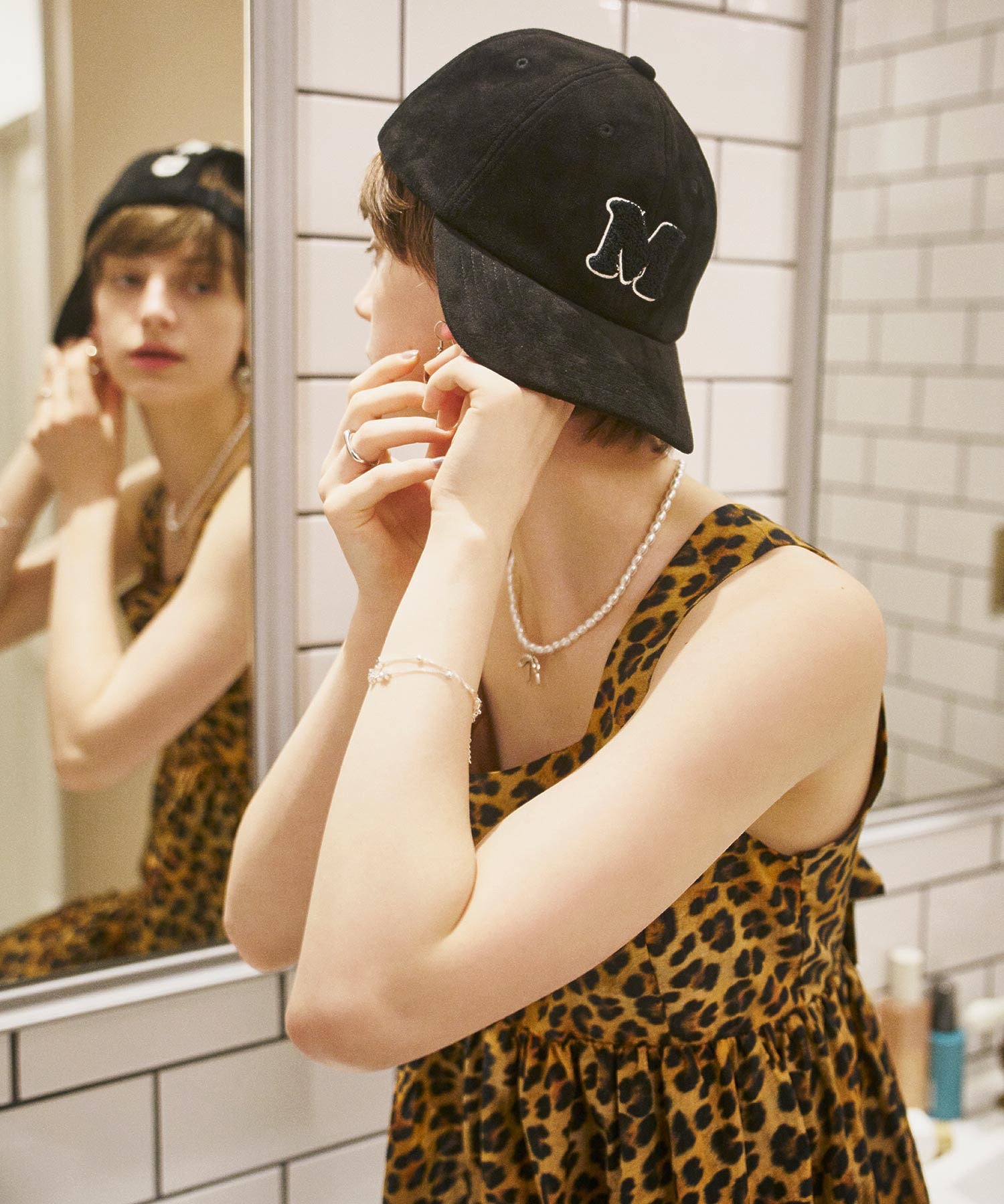 LEOPARD PRINT MINI DRESS