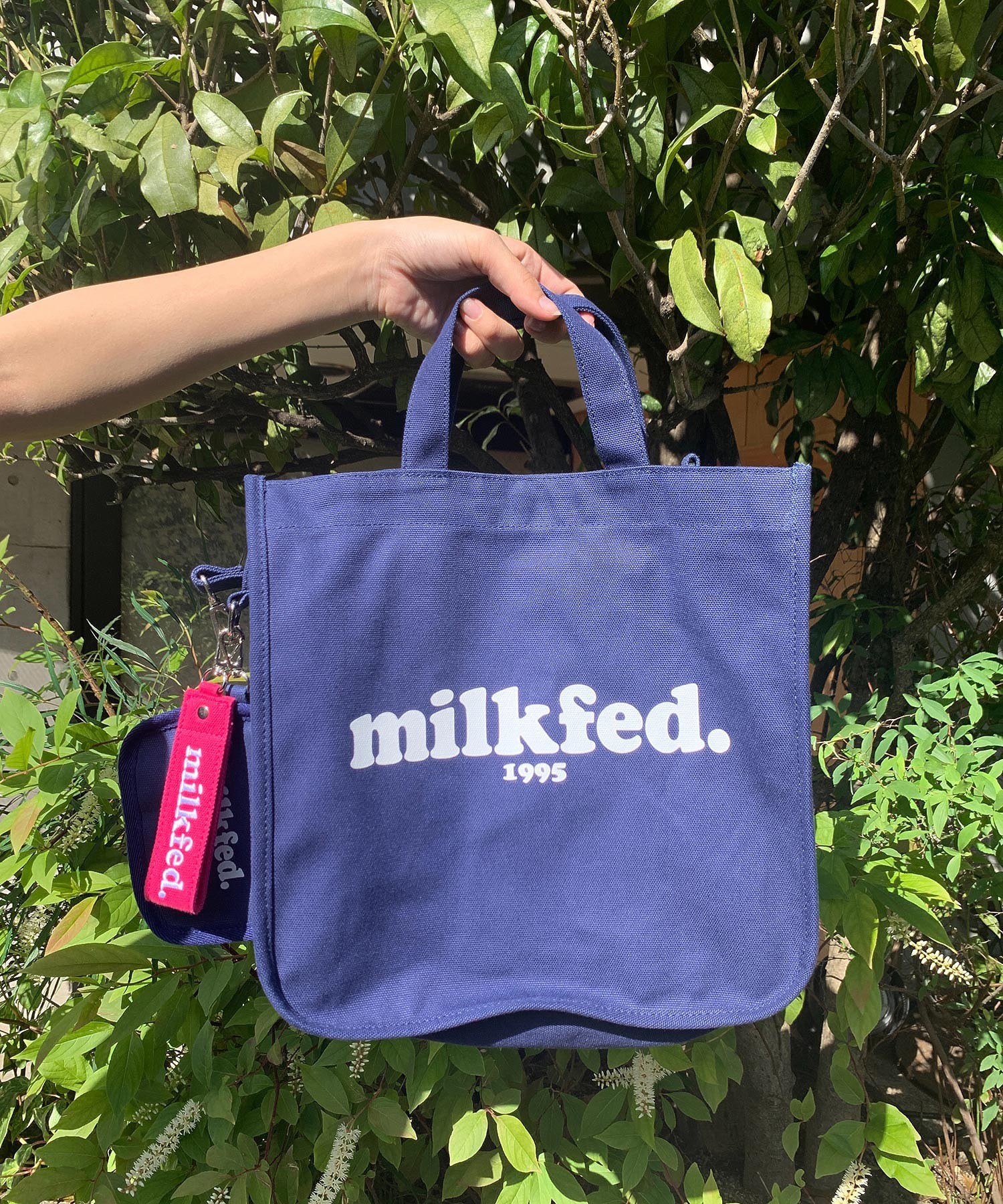 COOPER LOGO SHOULDER BAG MILKFED.