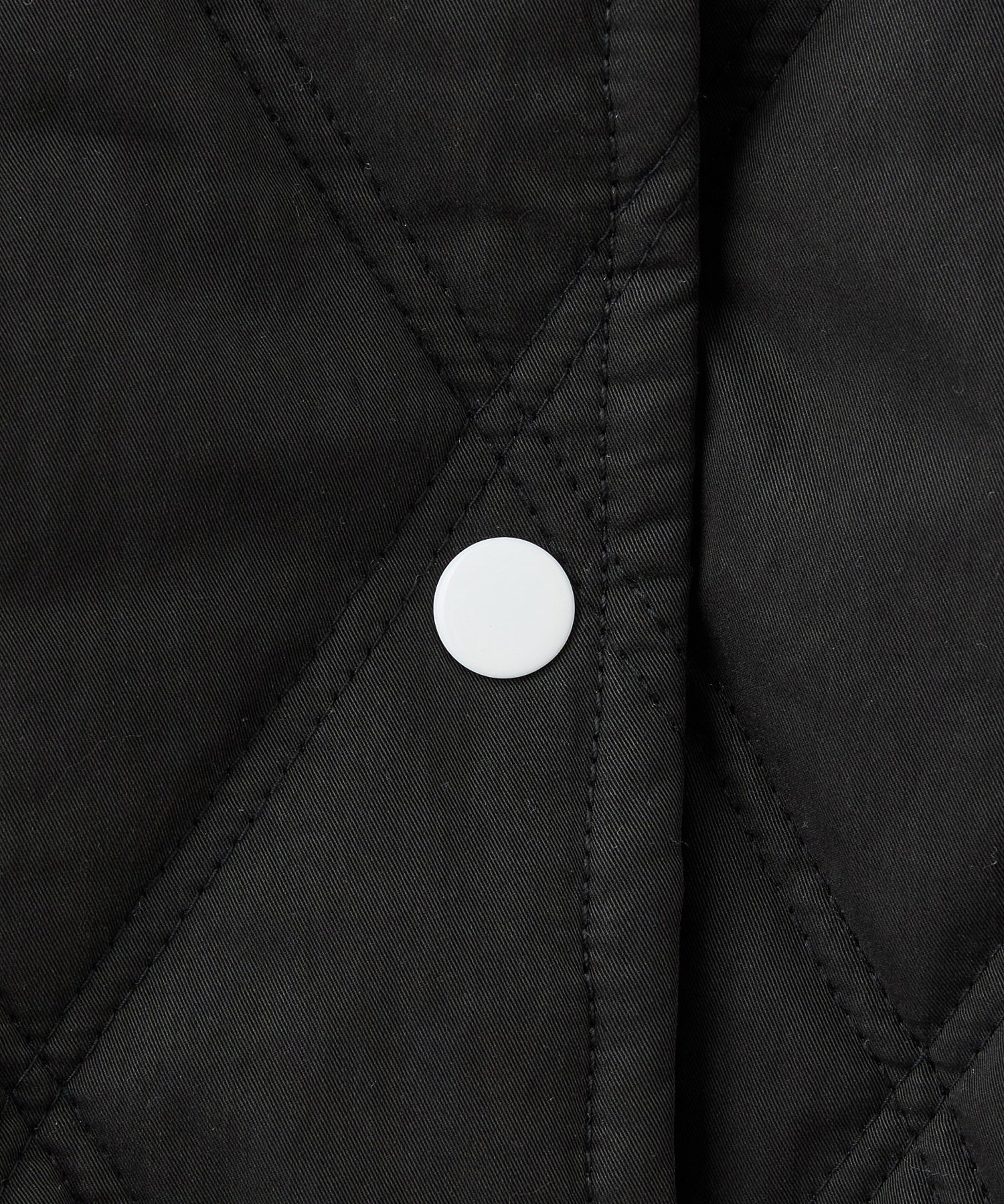 SATIN LOGO PATCH QUILTED JACKET