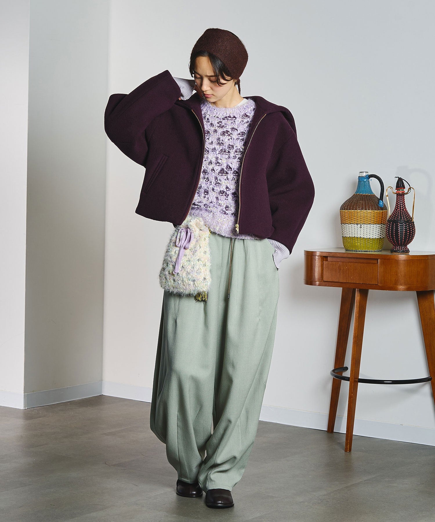 model:166cm 着用サイズ:M