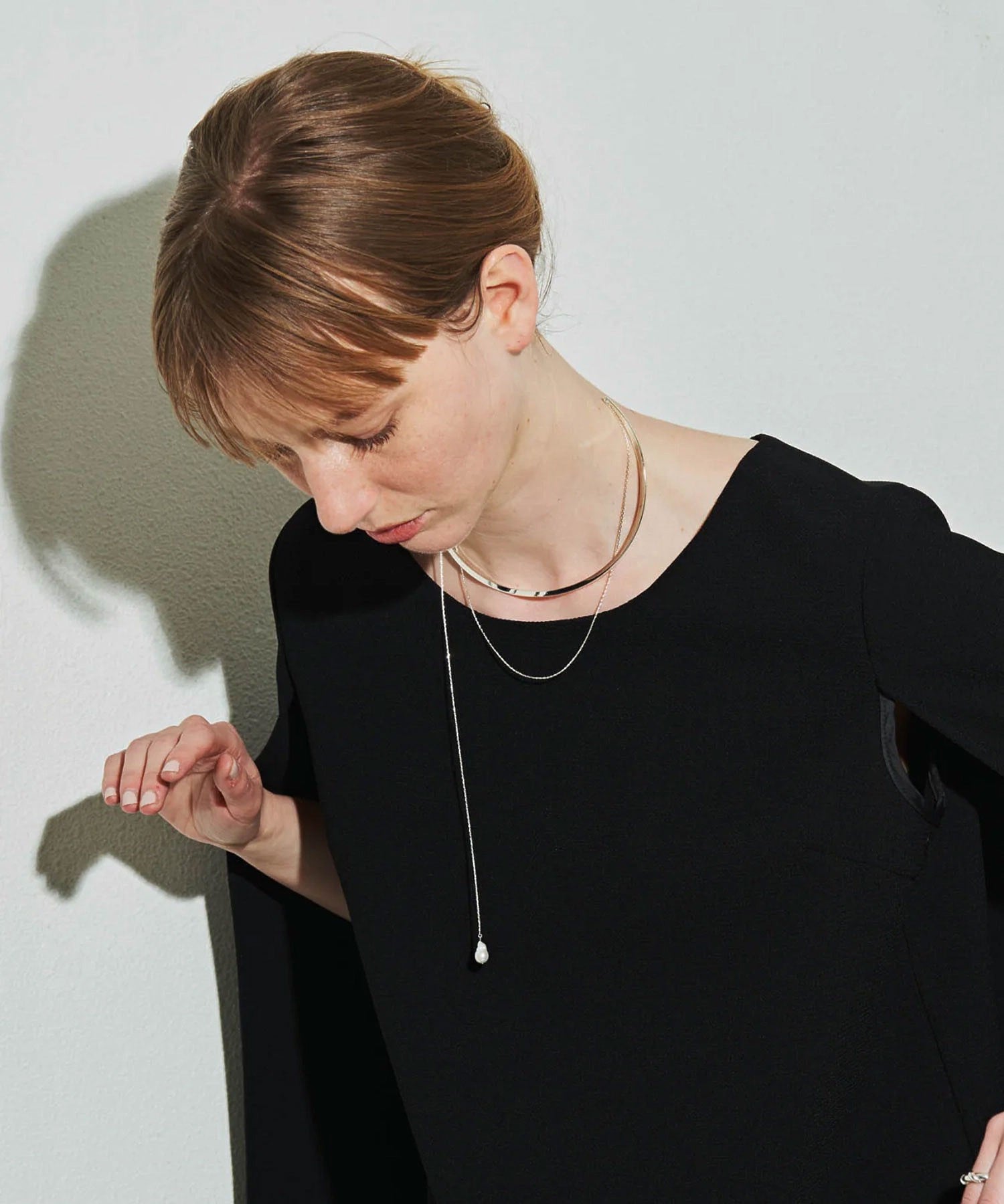 loni/BUD MULTIWAY PEARL CHOKER