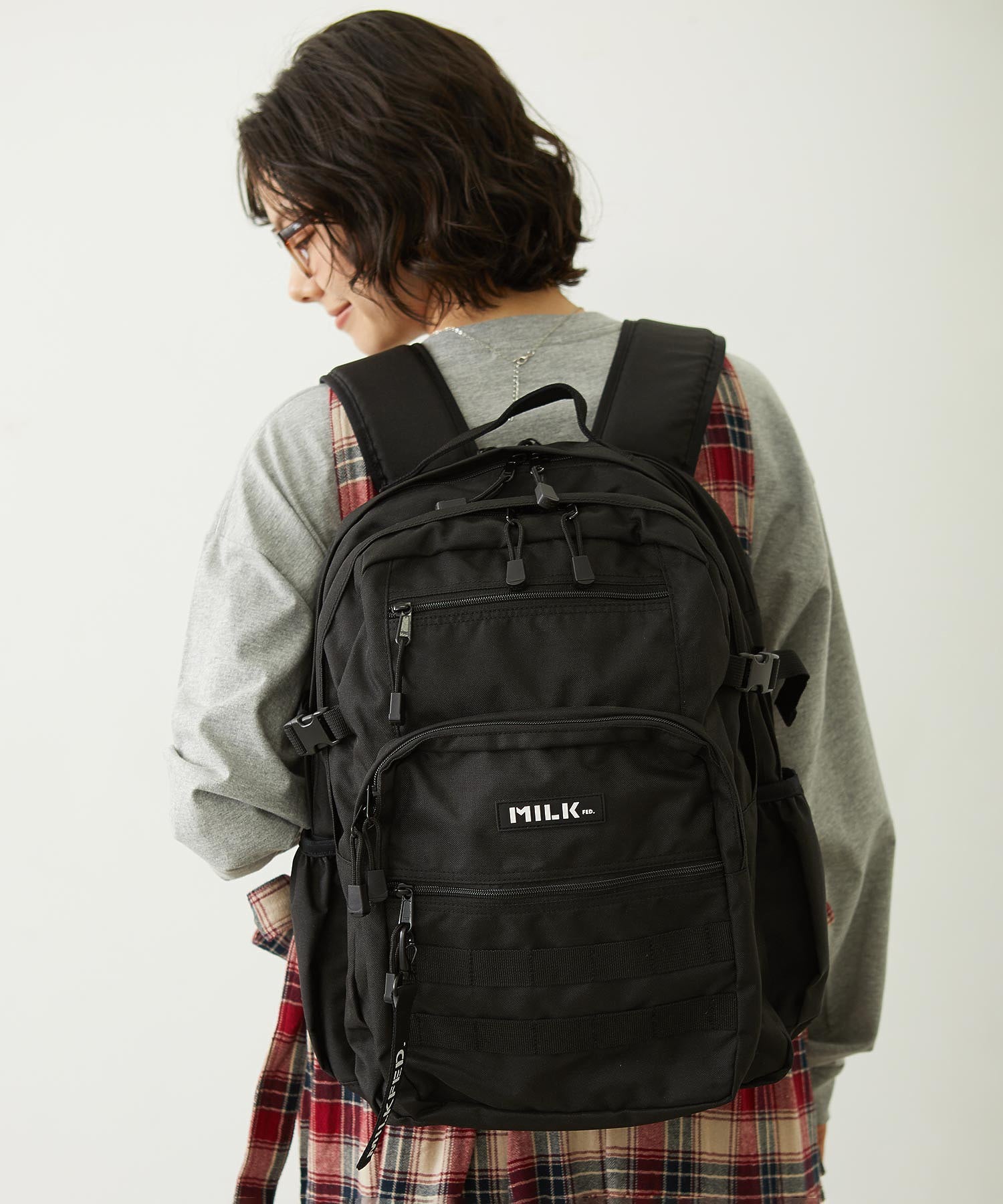 ACTIVE DOUBLE POCKET MOLLE BACKPACK MILKFED.