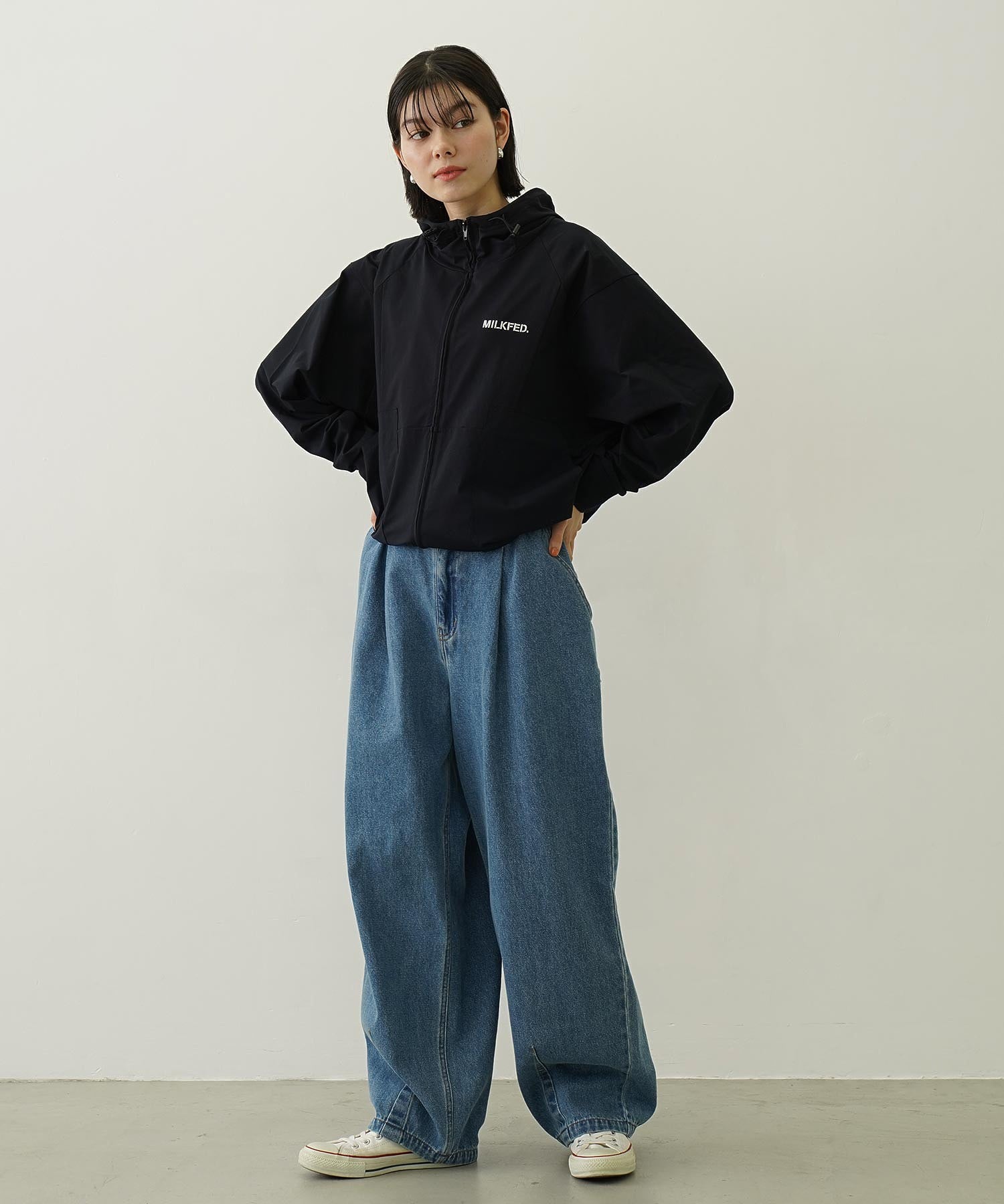 MILKFED. ×OP RASH GUARD ZIP HOODIE