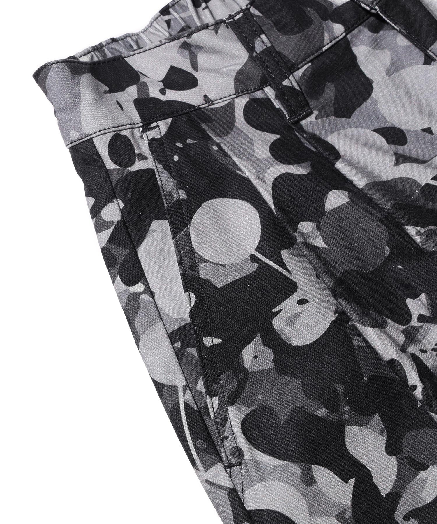 FRILL HEM CAMO PANTS