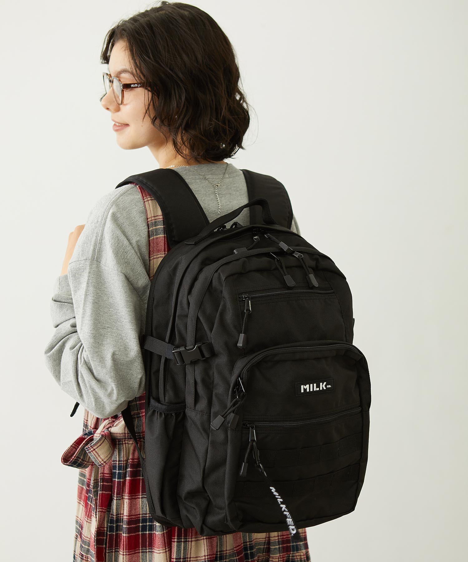 ACTIVE DOUBLE POCKET MOLLE BACKPACK MILKFED.