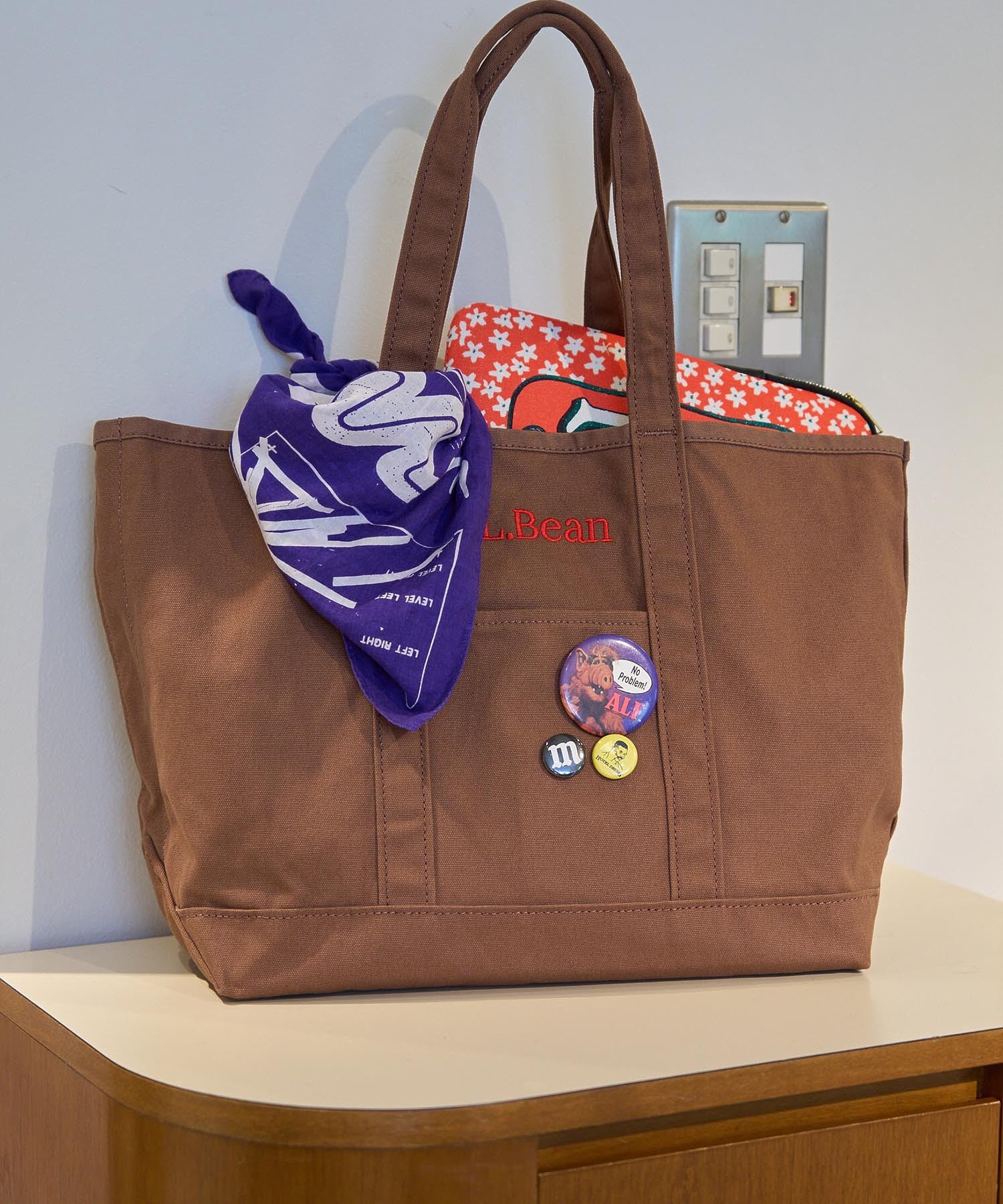 【ROSE BUD別注】L.L. Bean/GROCERY TOTE BAG