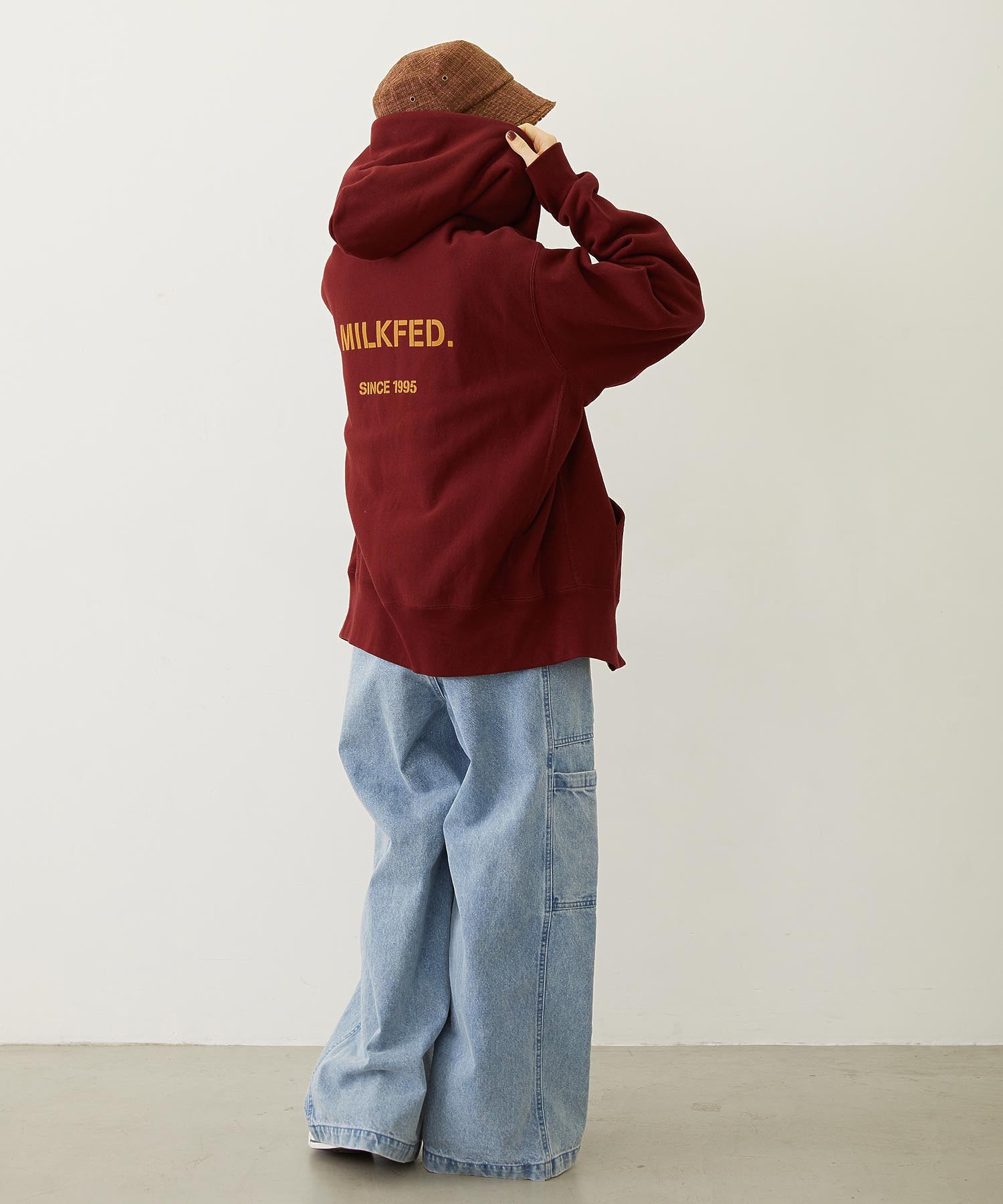 MILKFED. × CHAMPION SWEAT ZIP HOODIE