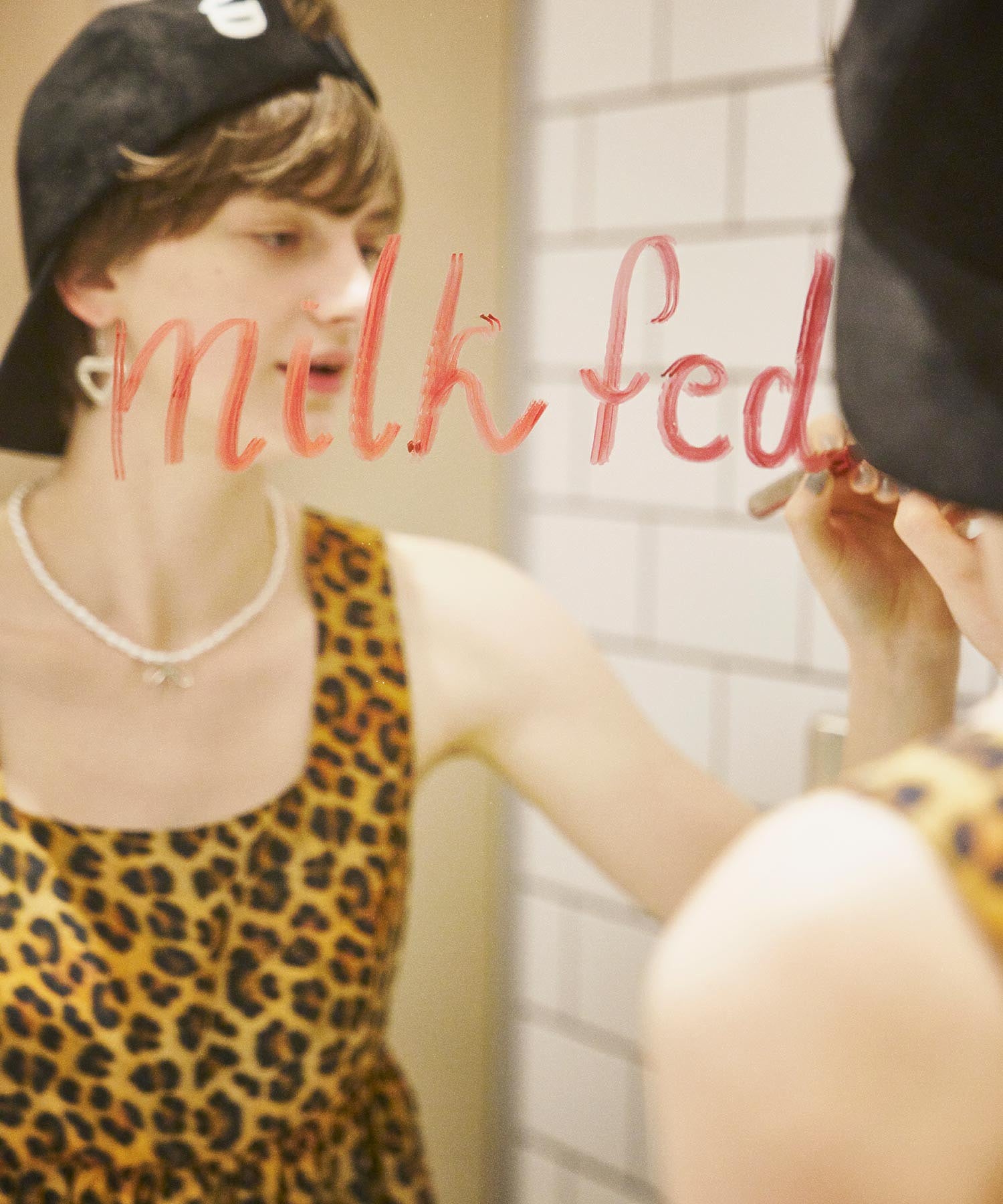 LEOPARD PRINT MINI DRESS