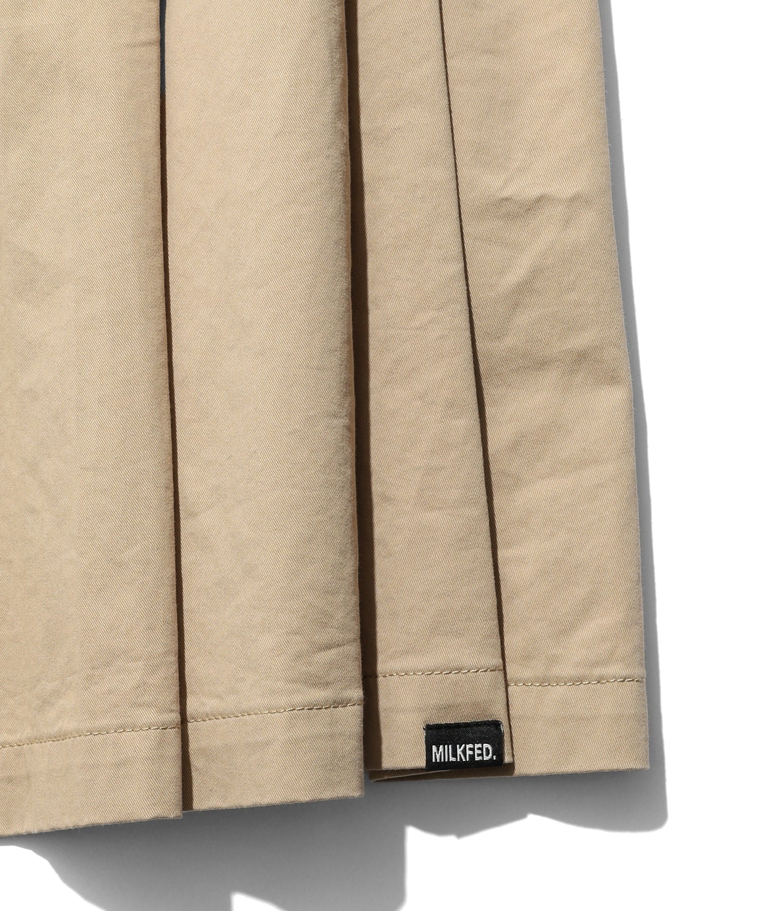 CHINO TUCK LONG SKIRT