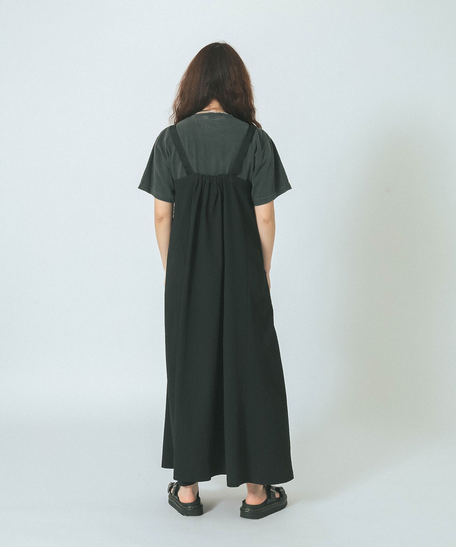 THOUSAND MILExGENE HEAVENS/ZIP FRONT SUSPENDER JUMPER SKIRT DRESS