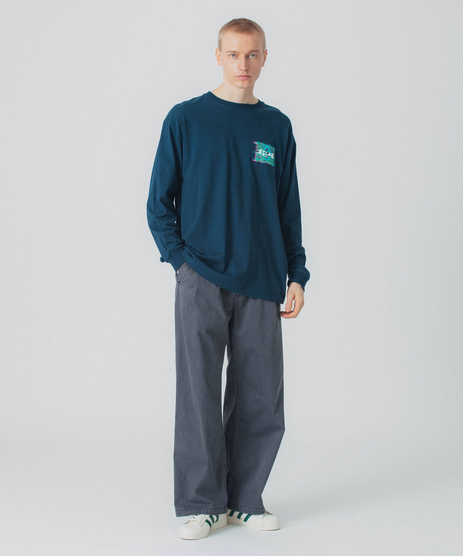 PIGMENT DYED TUCK PANTS