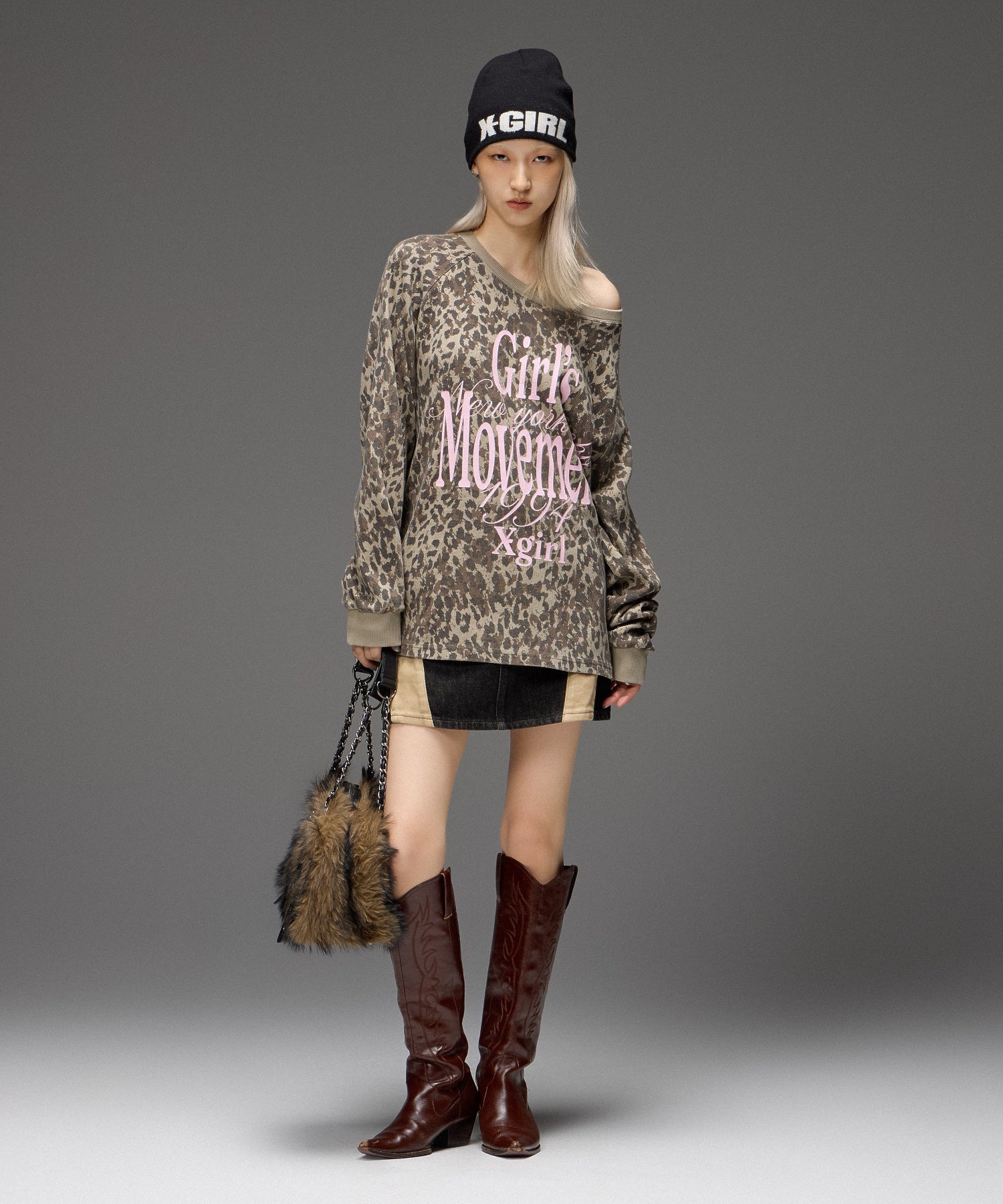 MIXED FONT THERMAL L/S TEE