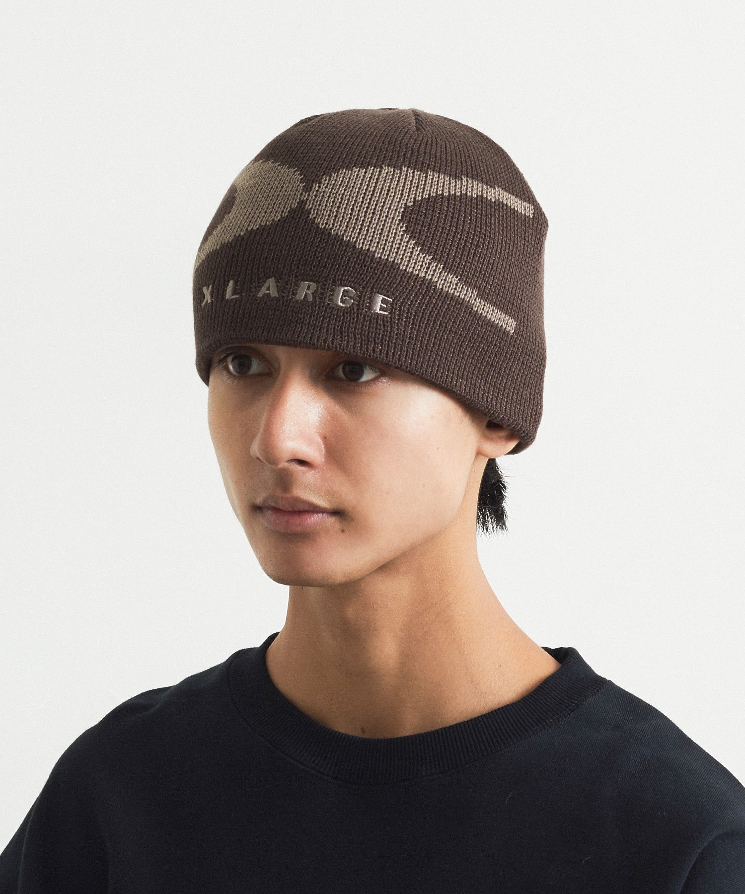 X LOGO BEANIE