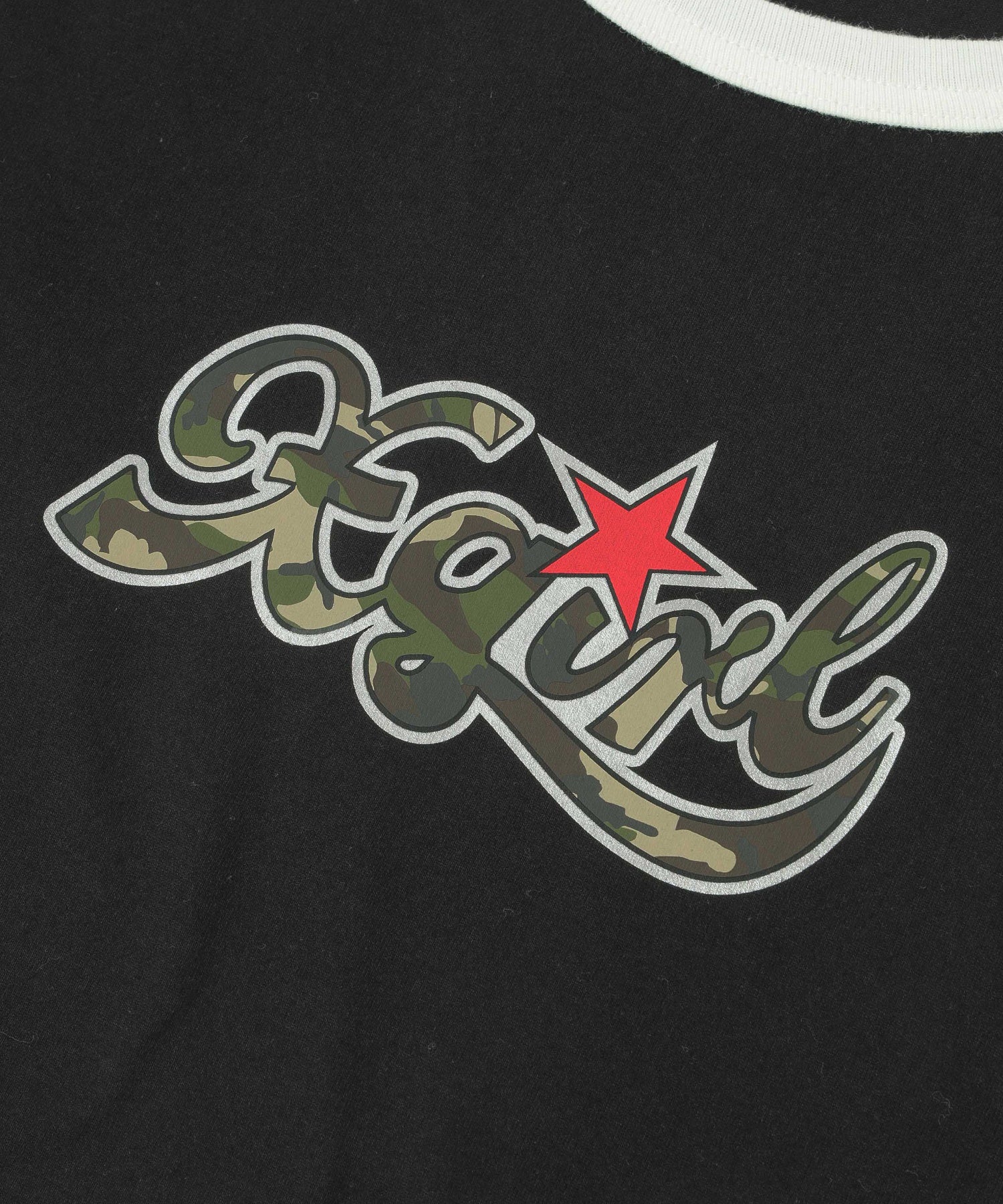 STAR CAMO LOGO S/S CROPPED TEE