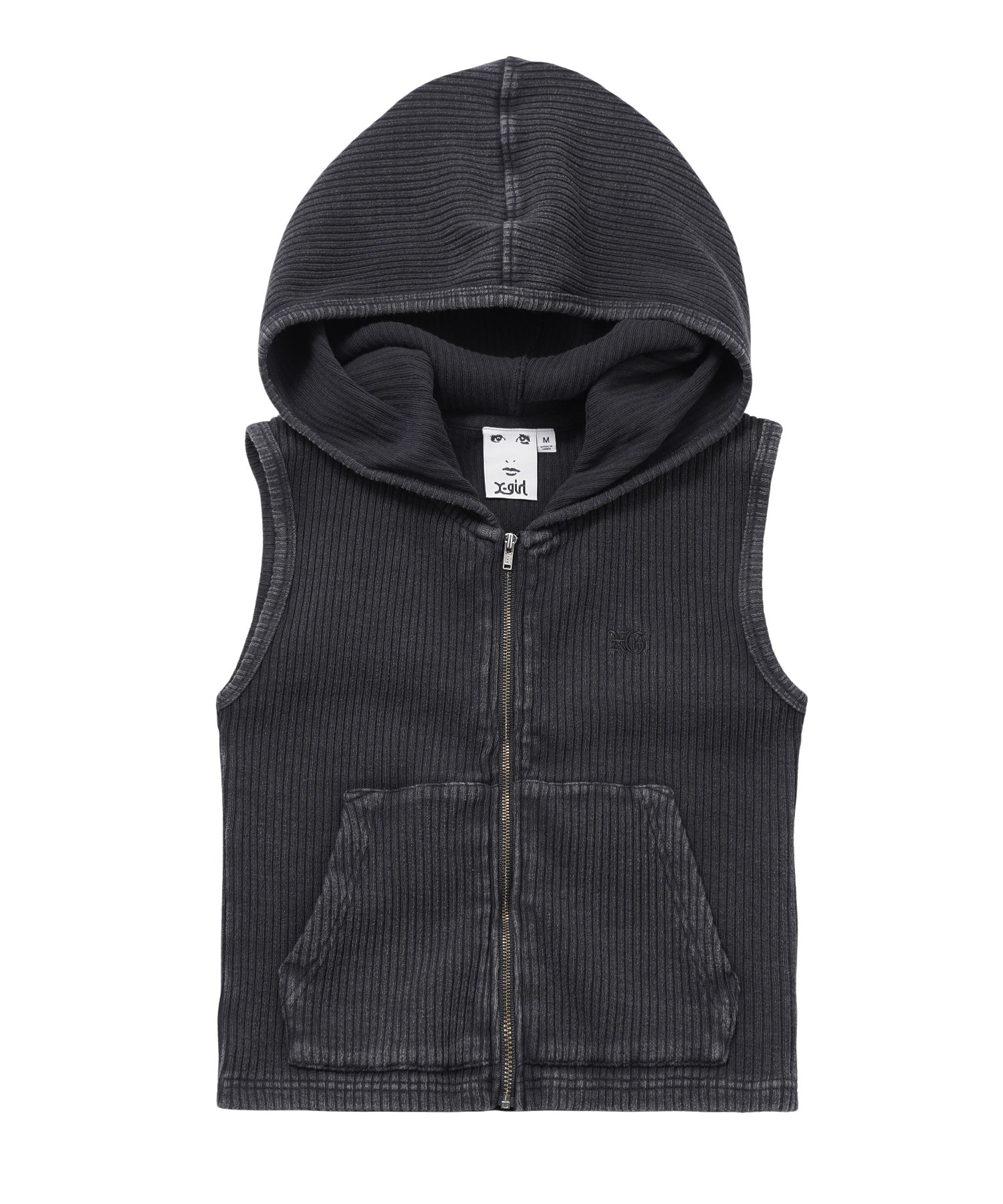 FADED ZIP UP HOODIE