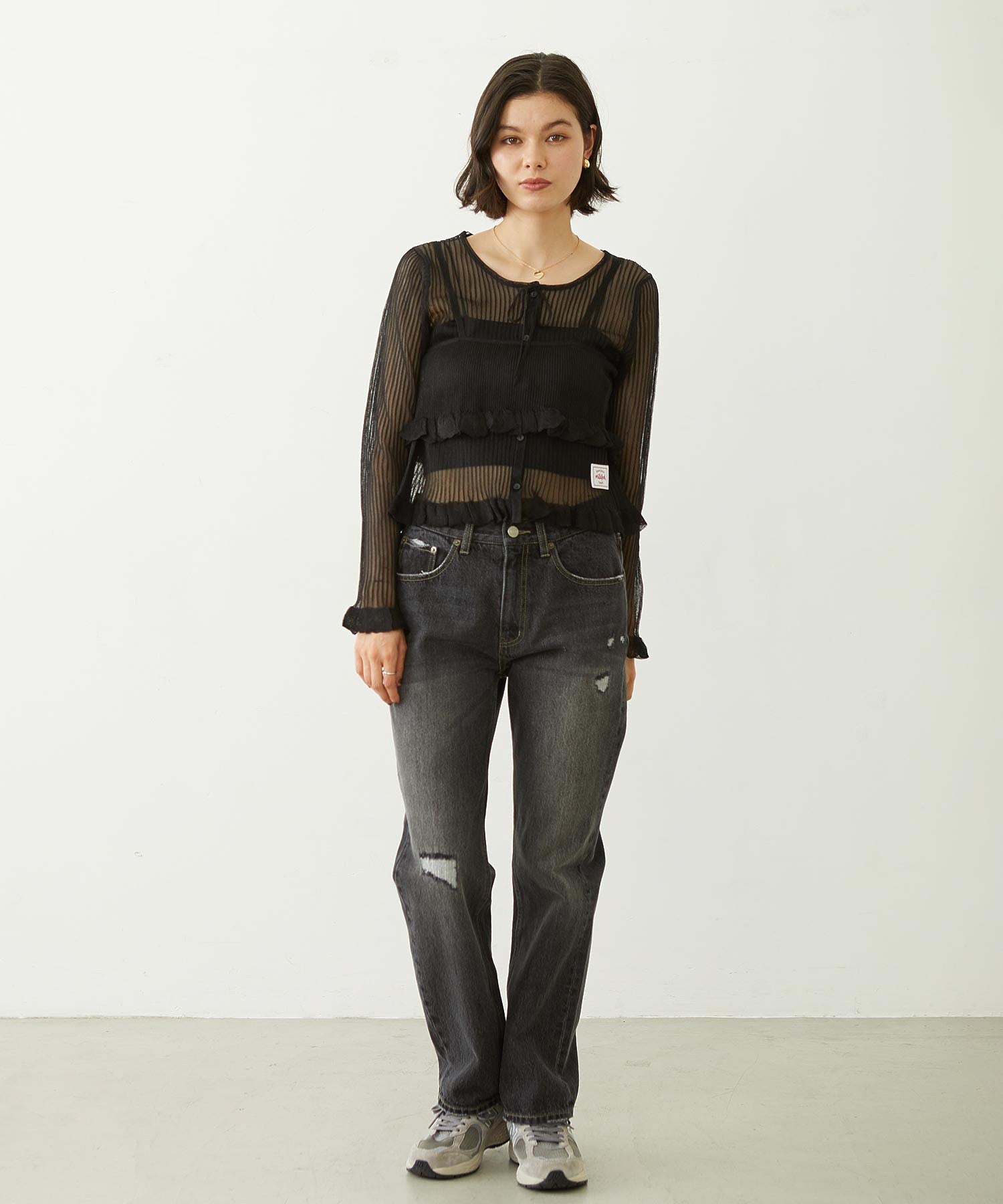 2-PIECE SHEER CARDIGAN