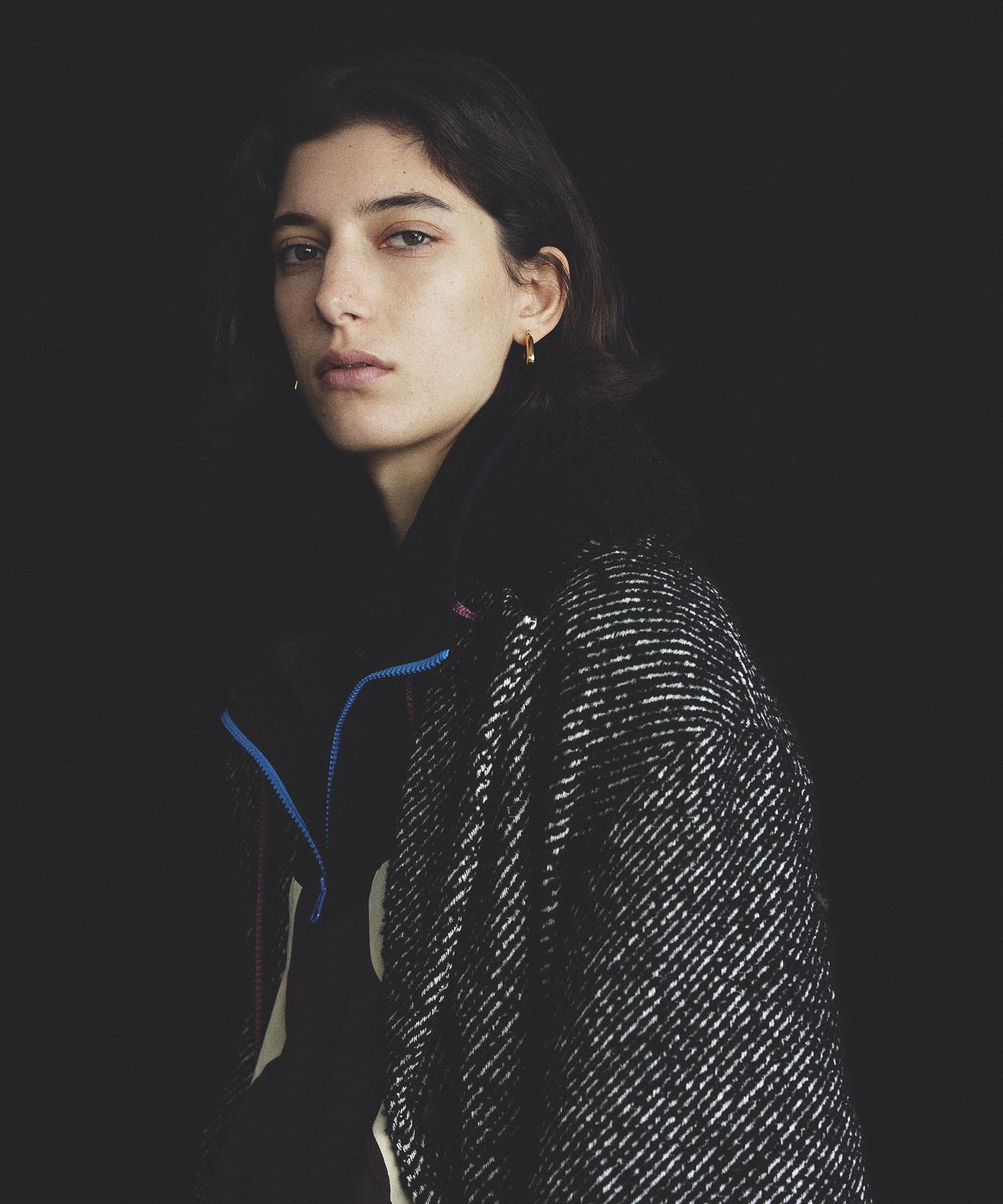 mici/MIX COLOR TRACK JACKET