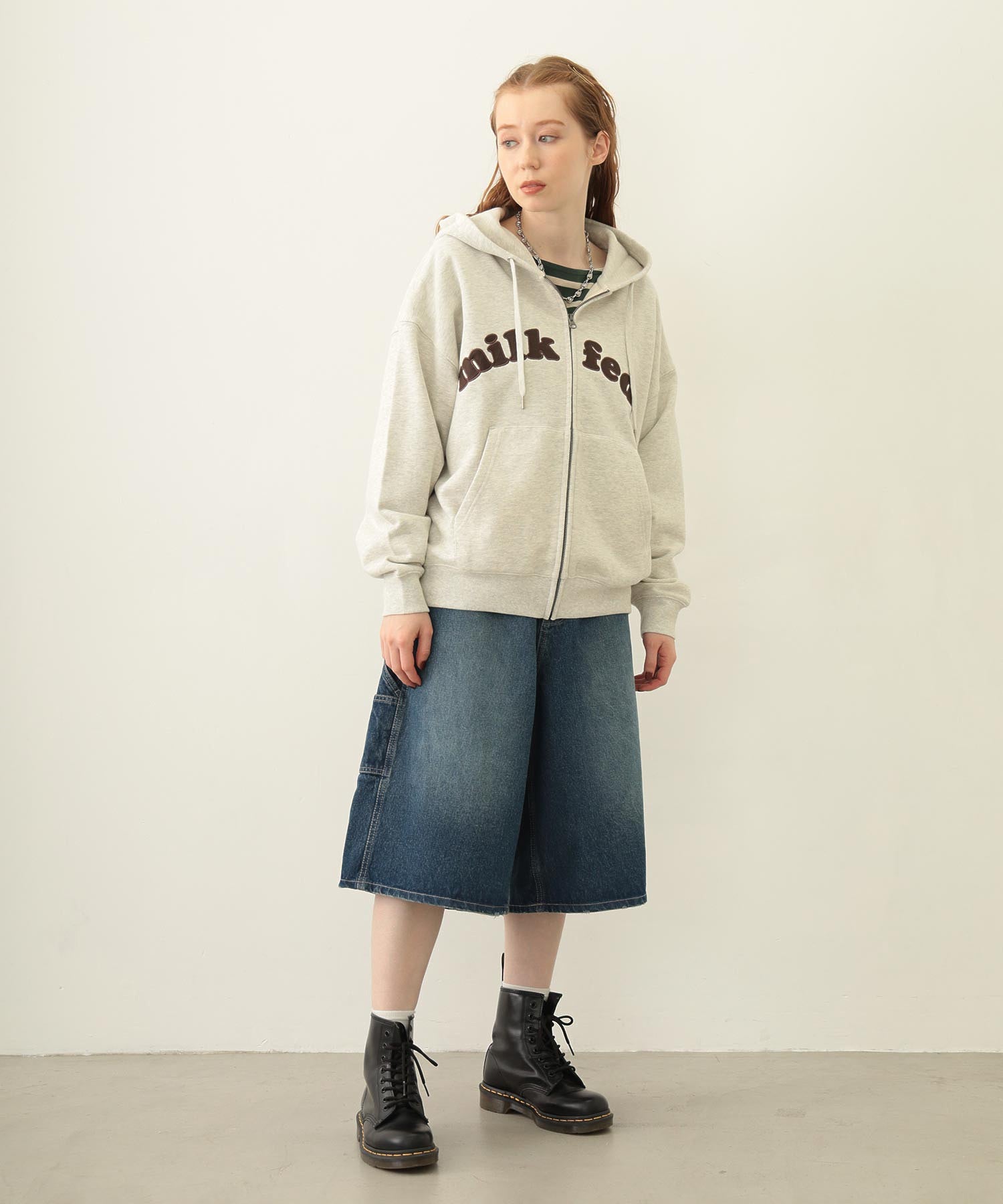 ARCH COOPER LOGO ZIP UP HOODIE