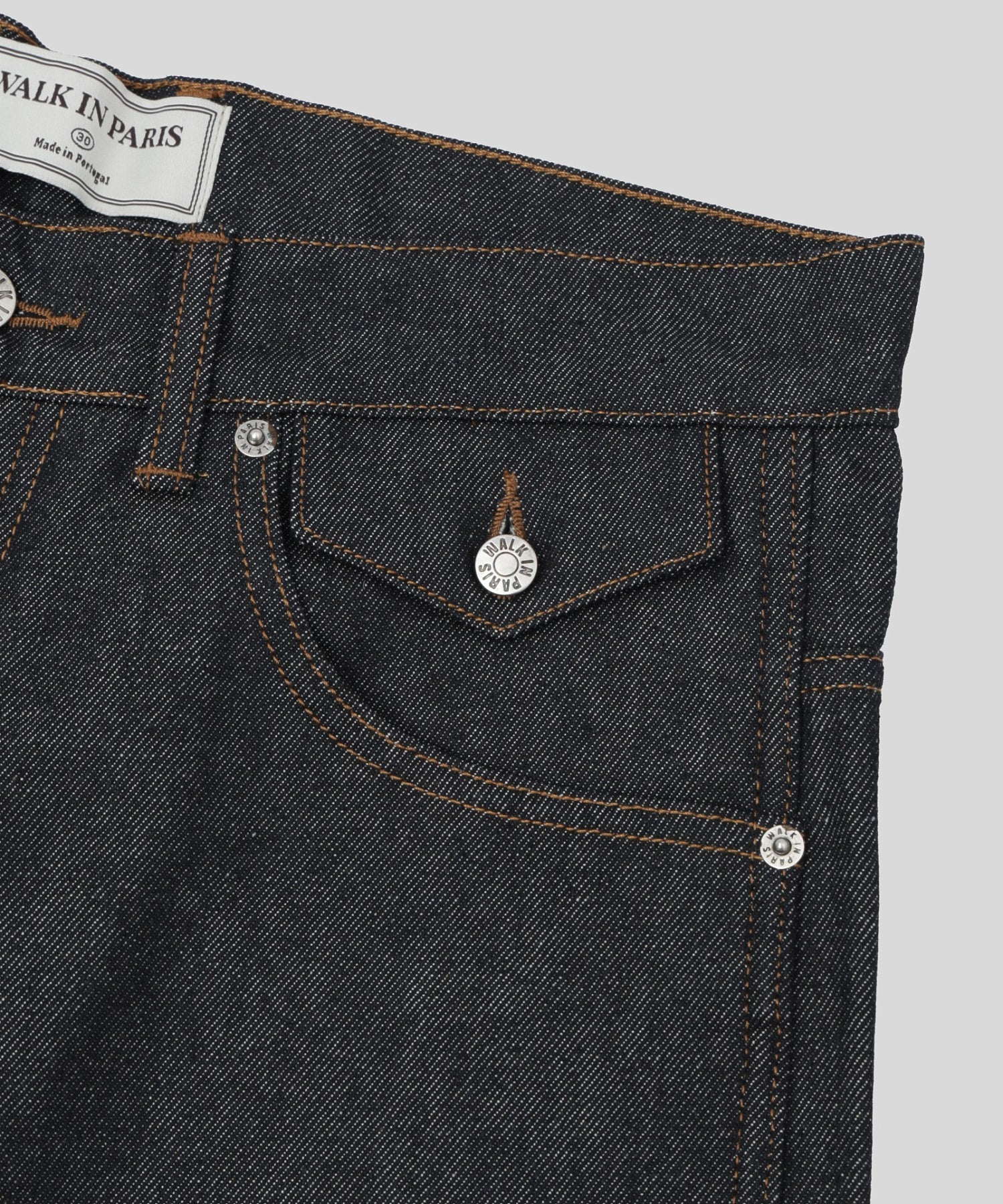 WALK IN PARIS/ウォーキンパリス/Raw denim baggy shorts