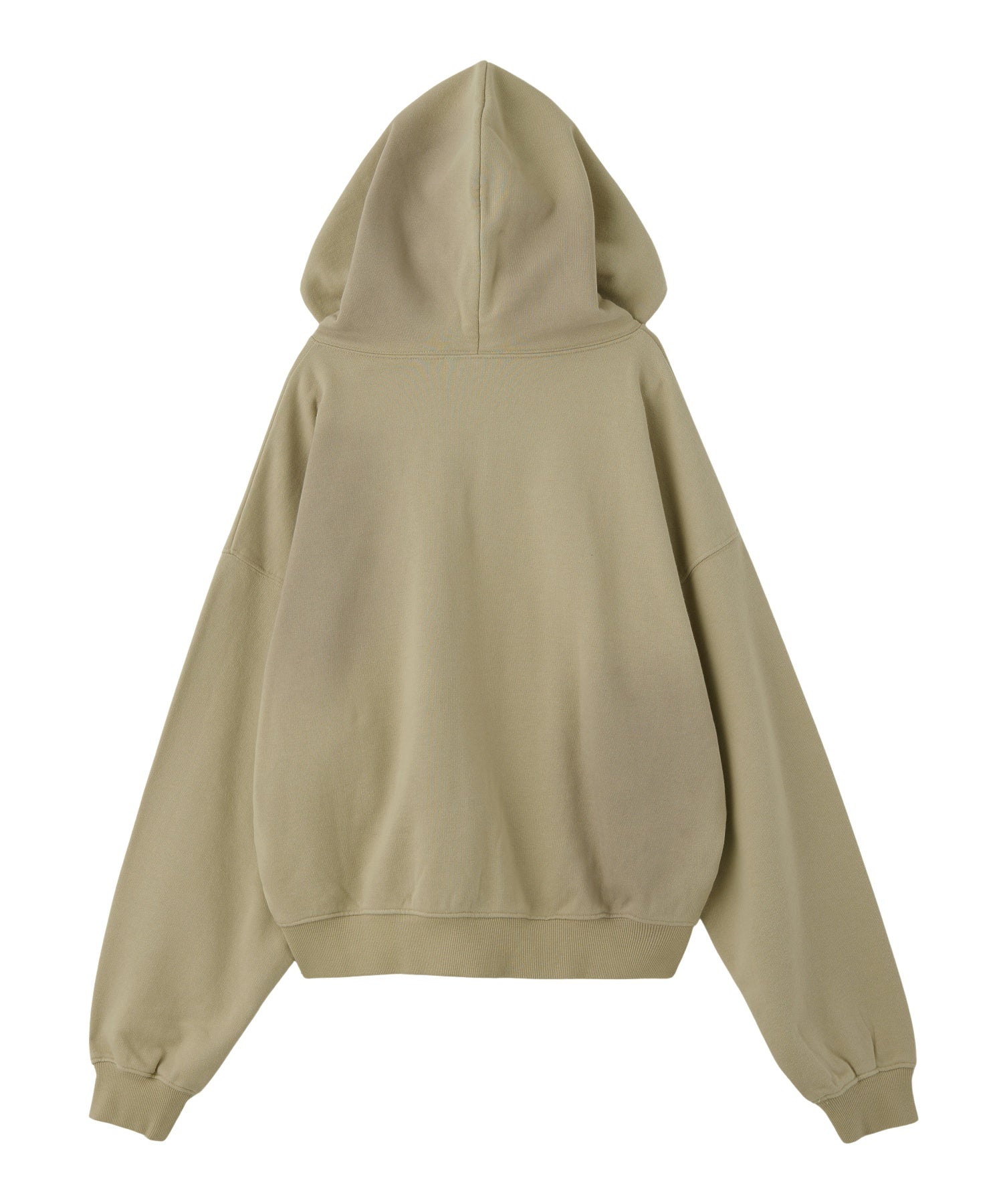 SPRAY PRINT ZIP UP HOODIE