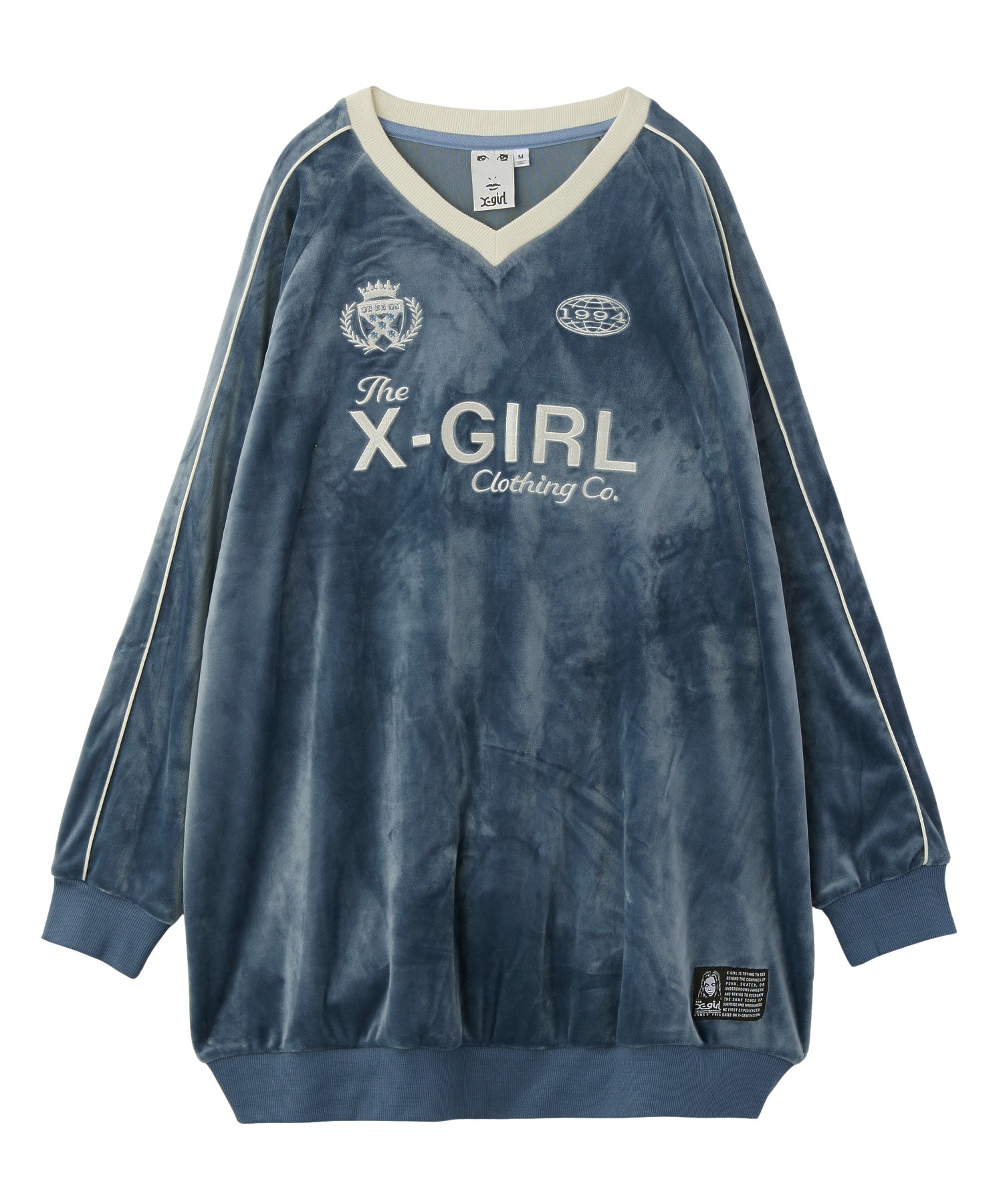 VELOUR GAME SHIRT DRESS