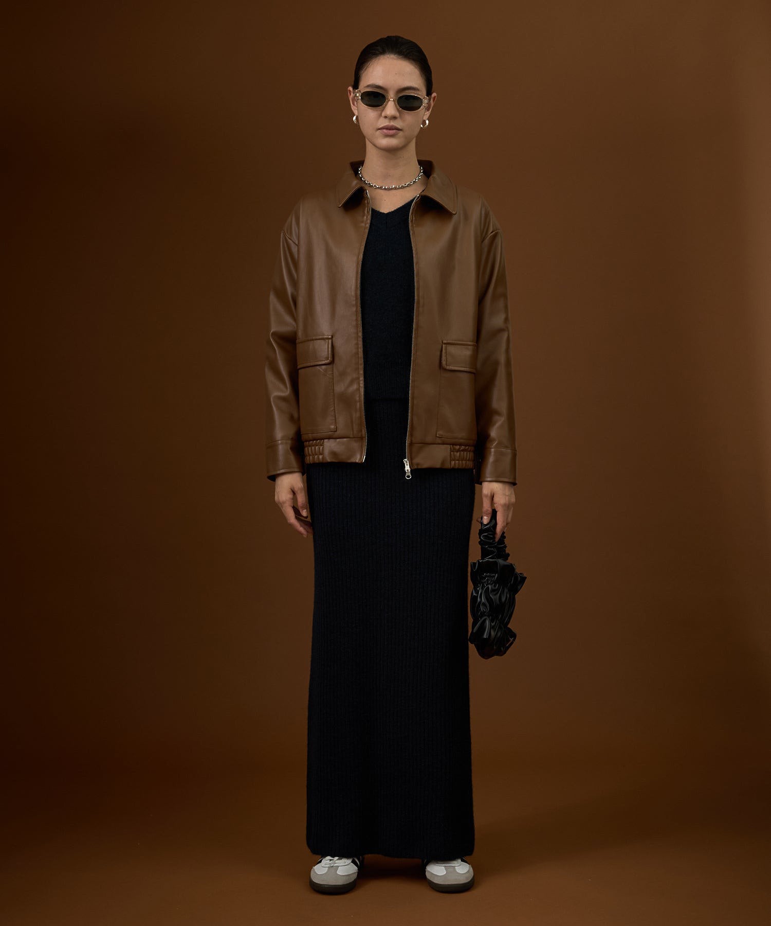 FAUX LEATHER BLOUSON DISPATCHER NO.8