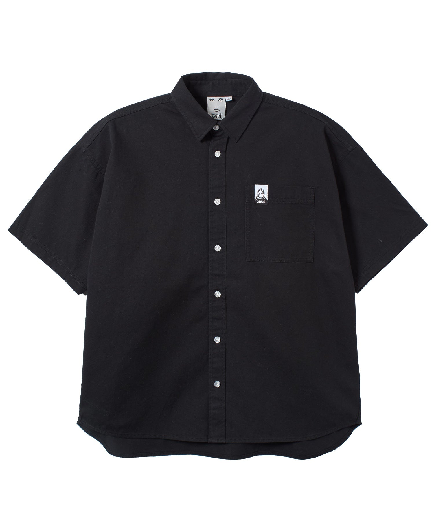 FADED FACE LABEL S/S SHIRT