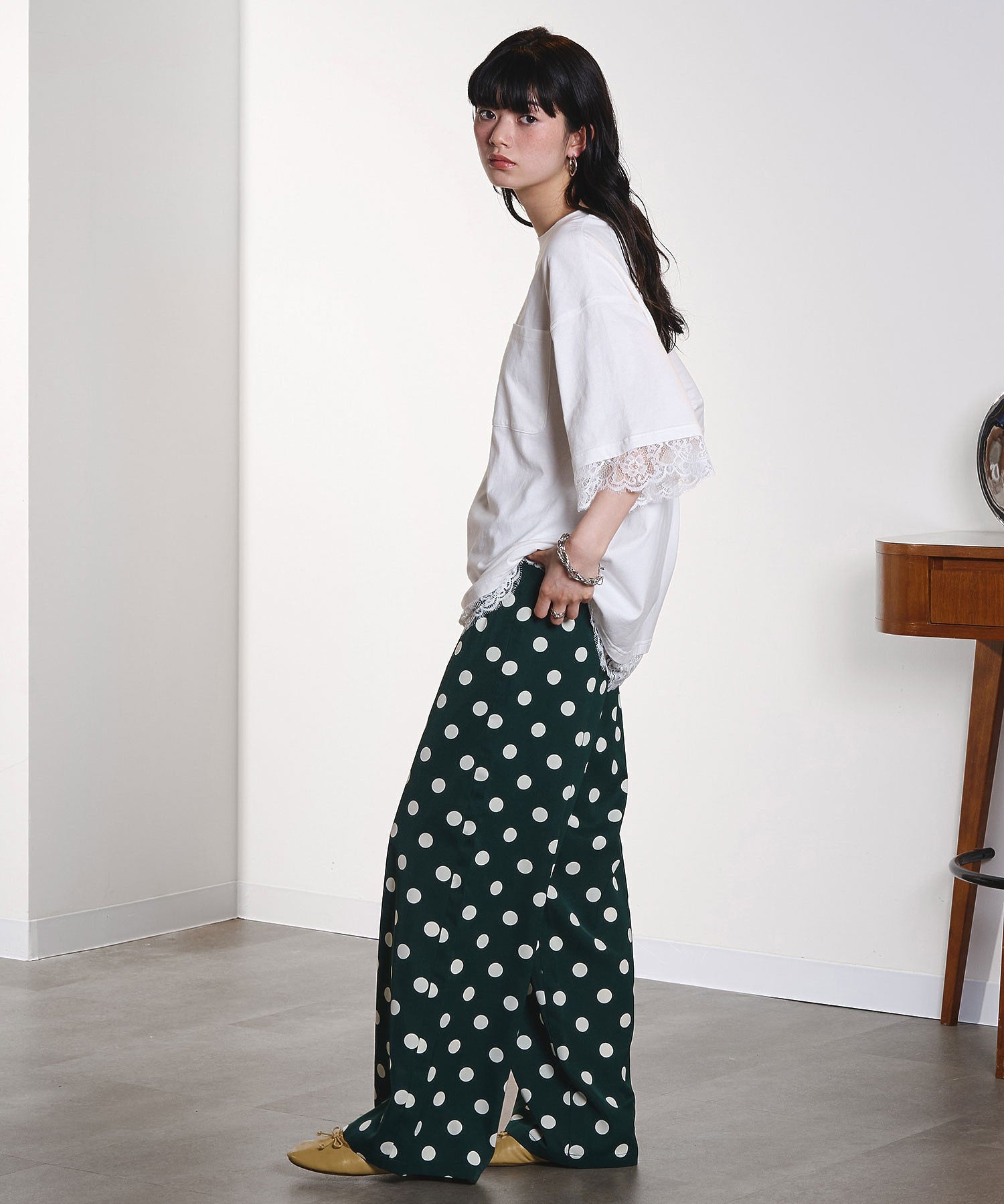 model:163cm 着用サイズ:ONE SIZE